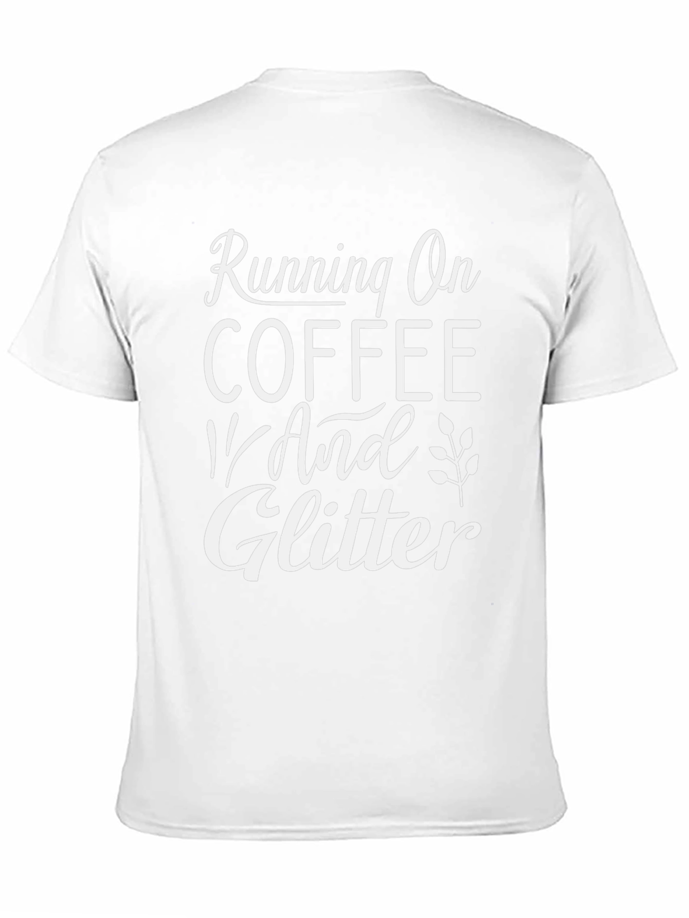 Coffee & Glitter Black Graphic Tee