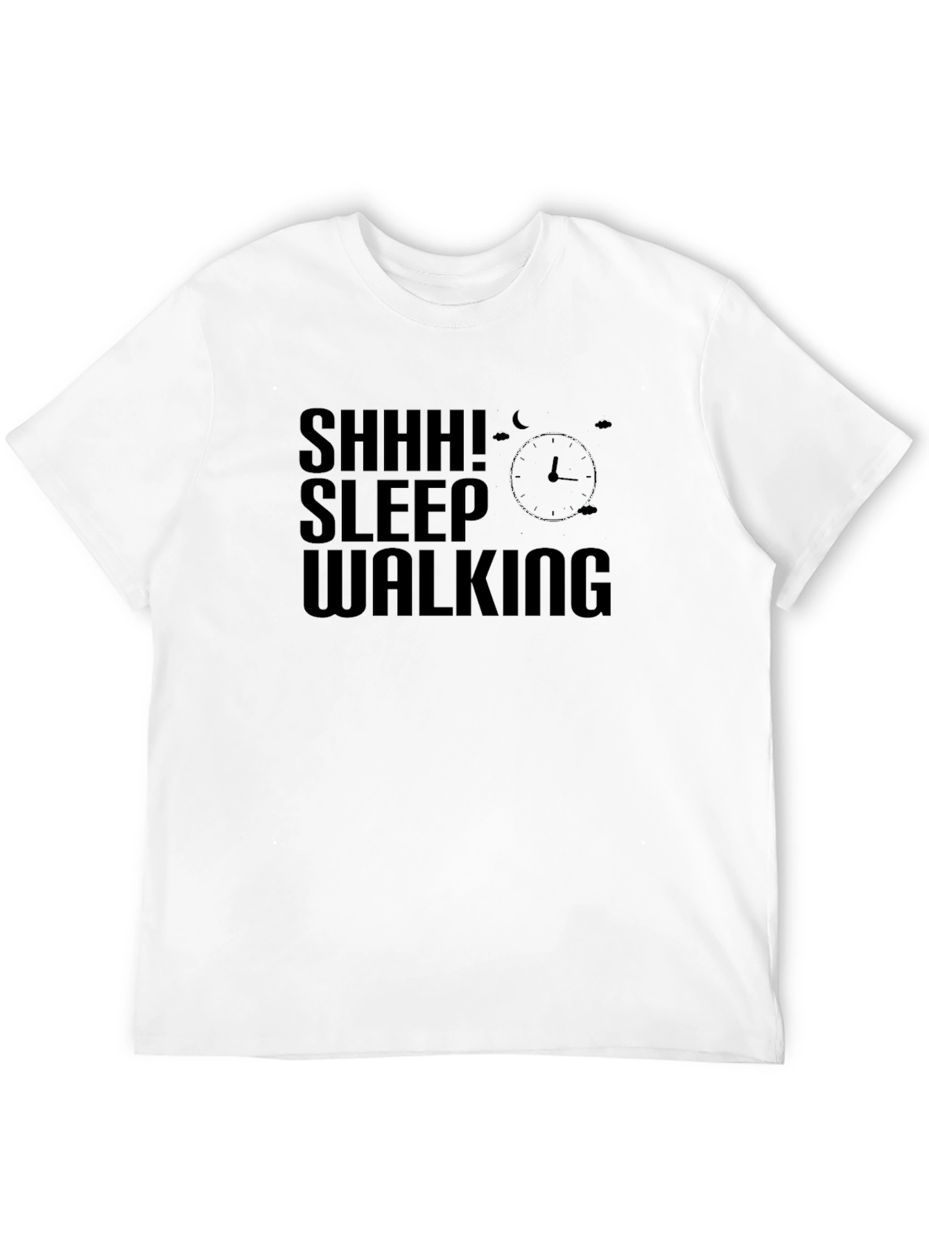 Shhh! Sleepwalking Graphic Tee - Soft Cotton Blend