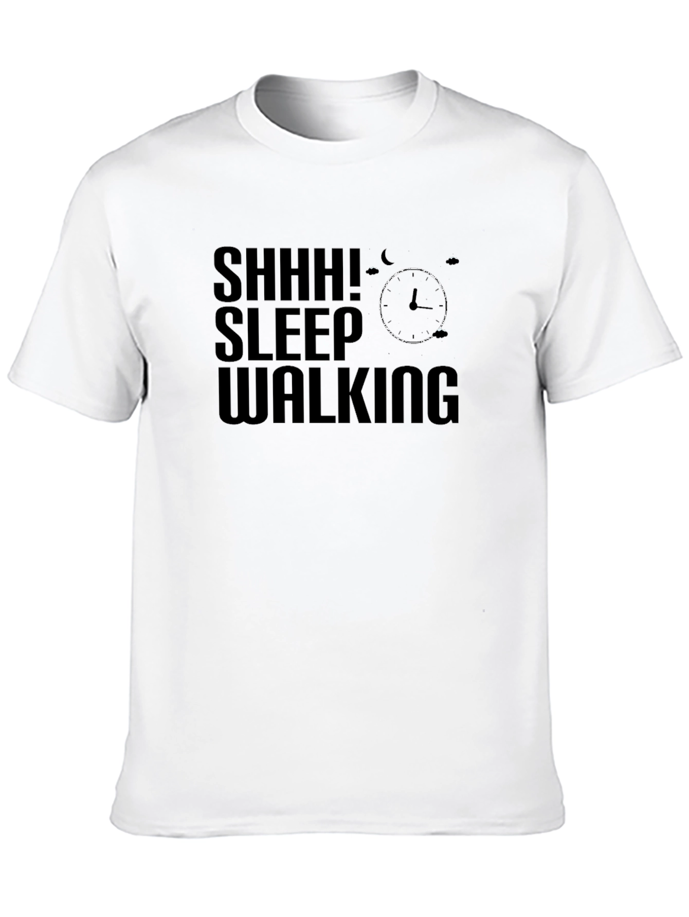 Shhh! Sleepwalking Graphic Tee - Soft Cotton Blend