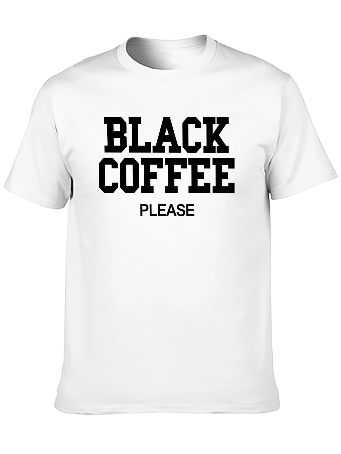 Black Coffee Please Graphic Tee - Unisex