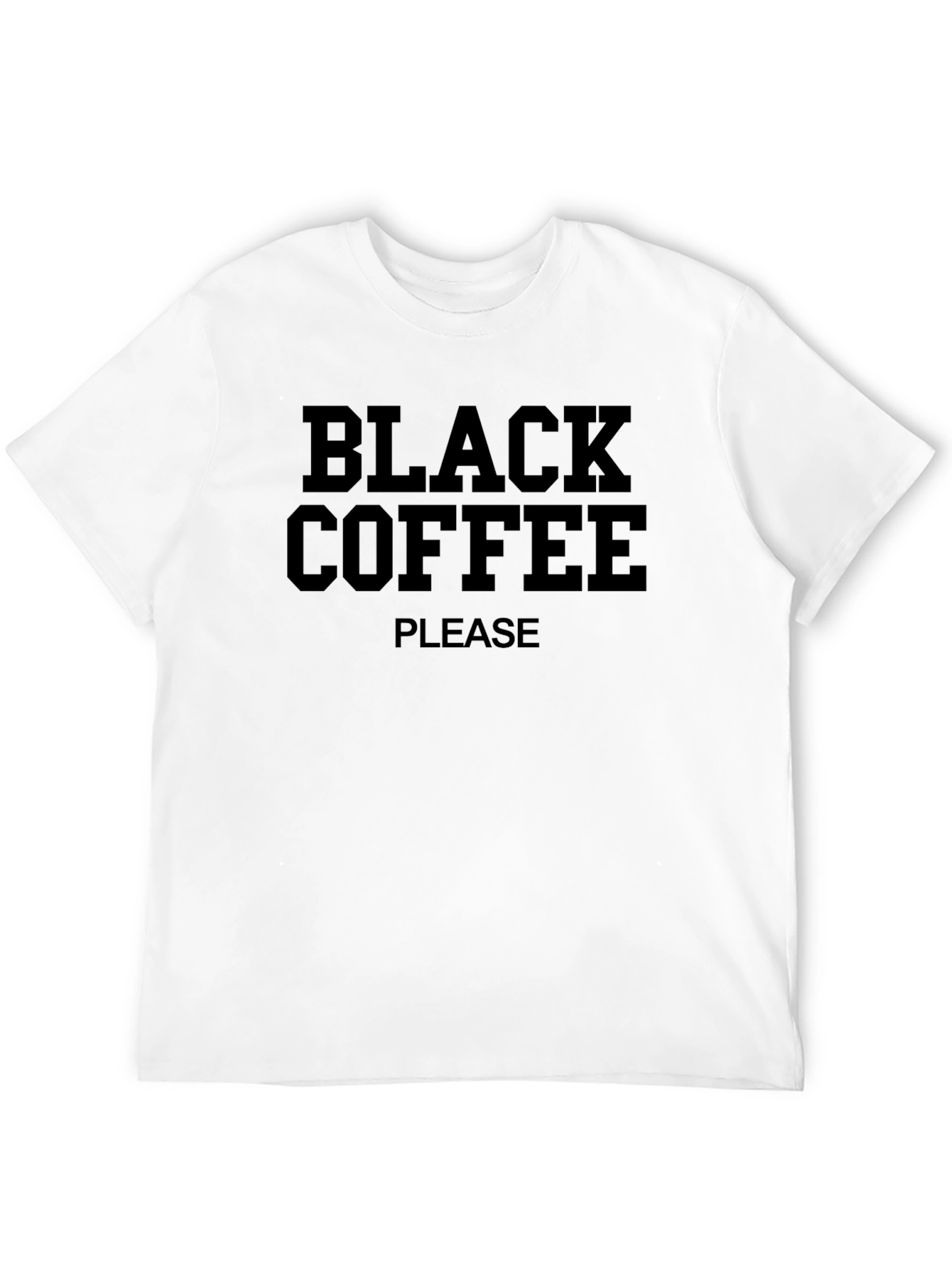 Black Coffee Please Graphic Tee - Unisex