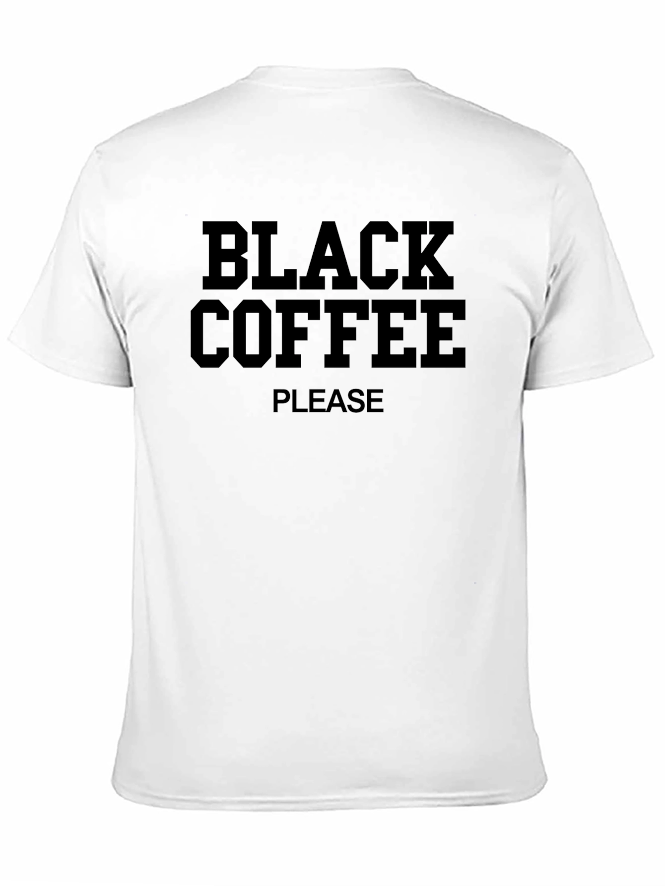 Black Coffee Please Graphic Tee - Unisex