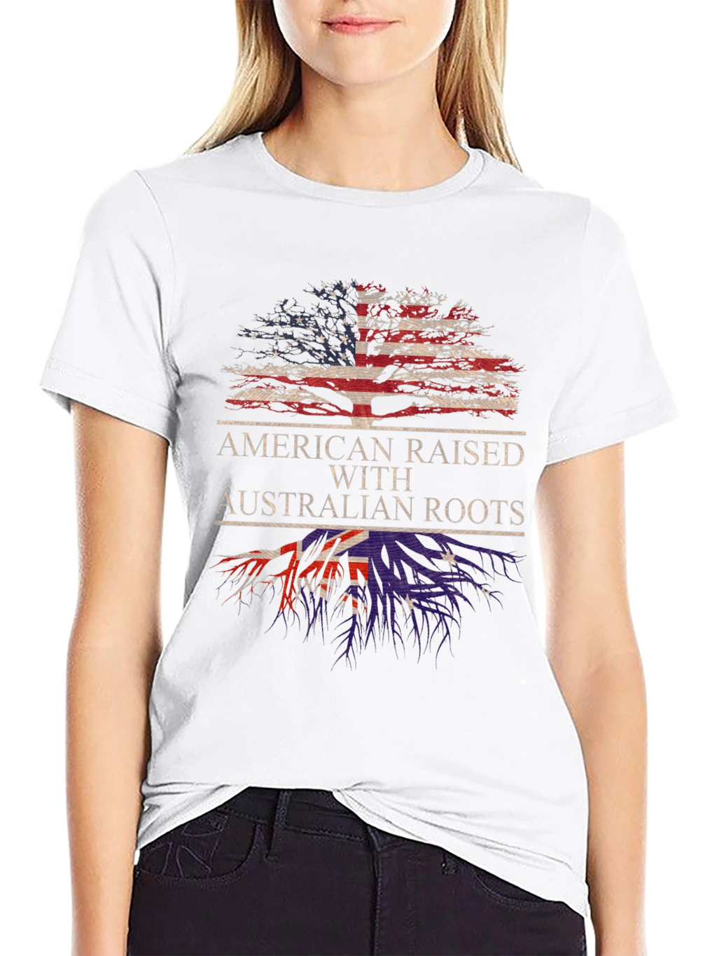 American Raised Australian Roots T-Shirt