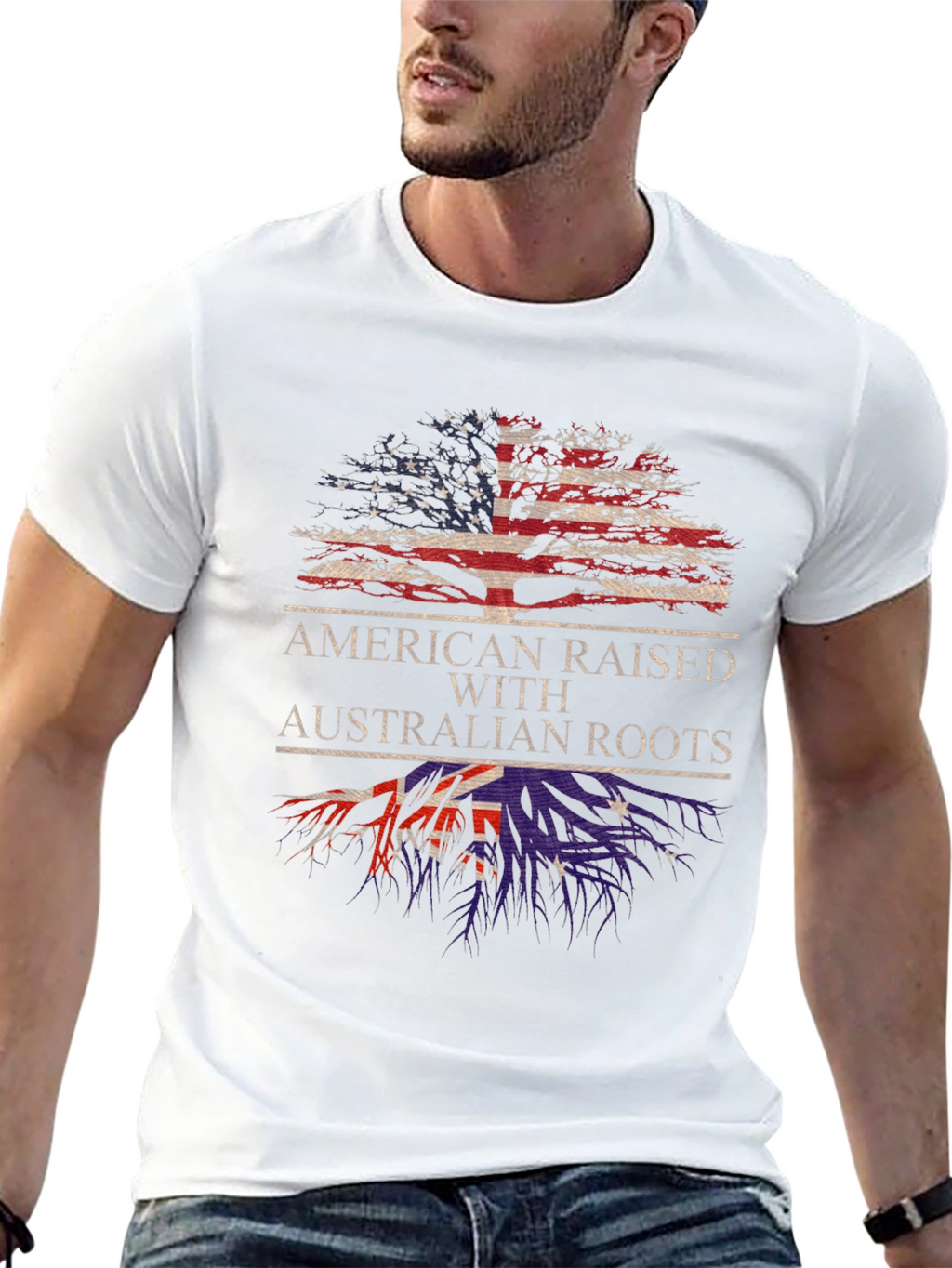American Raised Australian Roots T-Shirt