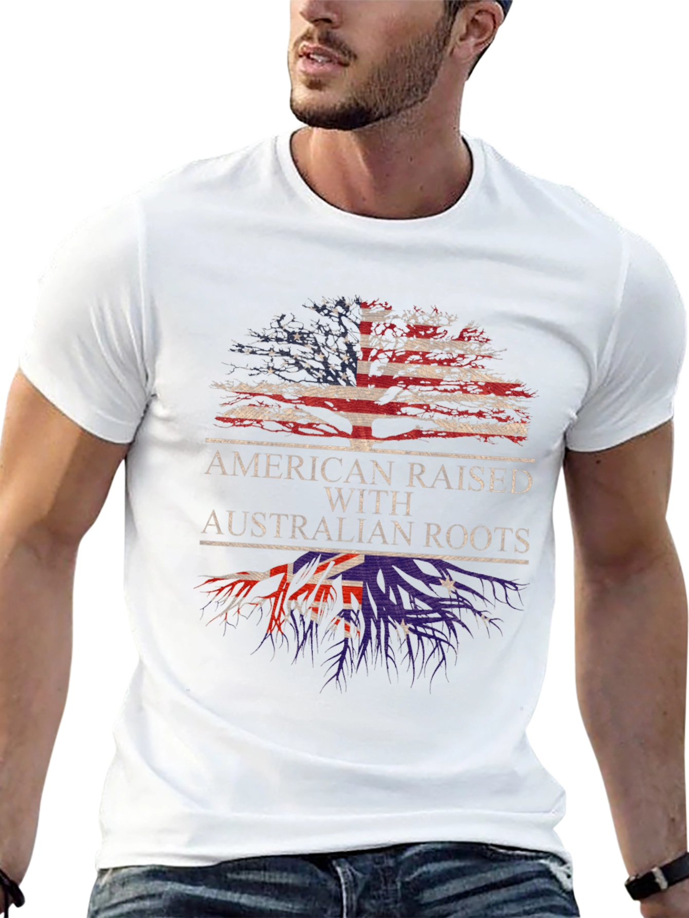American Raised Australian Roots T-Shirt