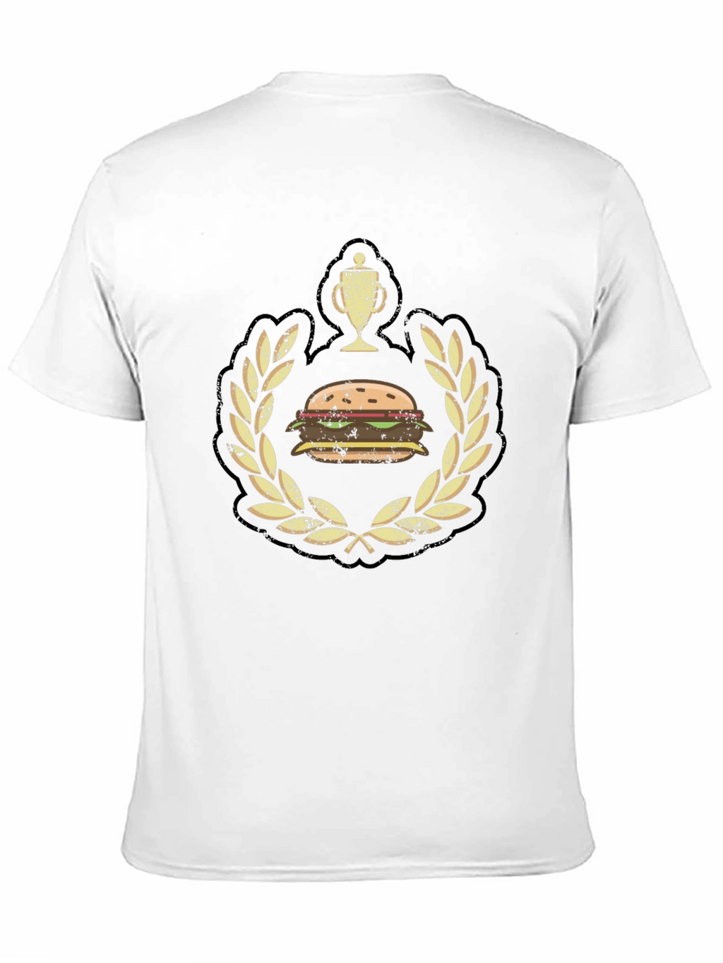 Burger Champion Black Graphic Tee