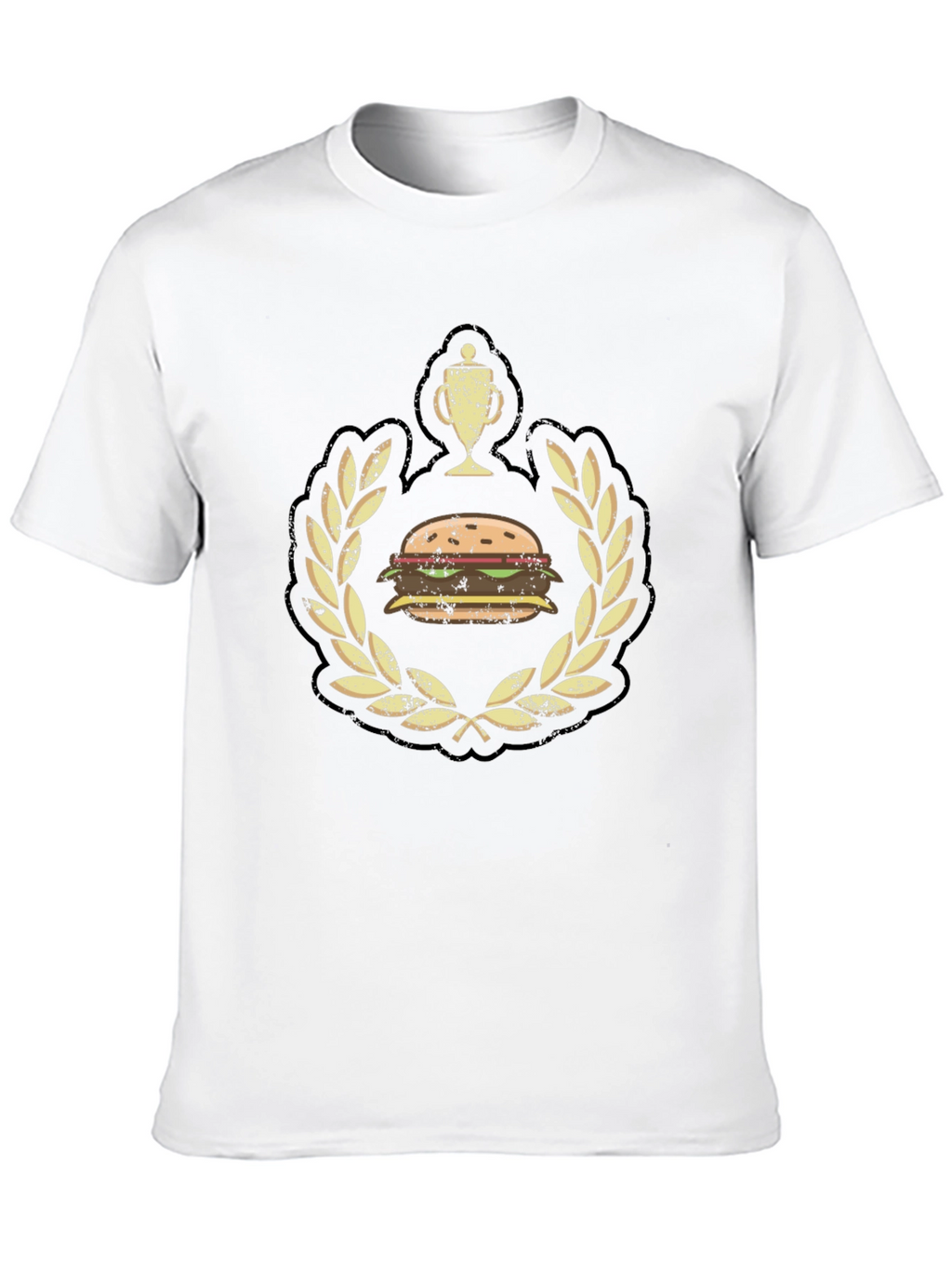 Burger Champion Black Graphic Tee
