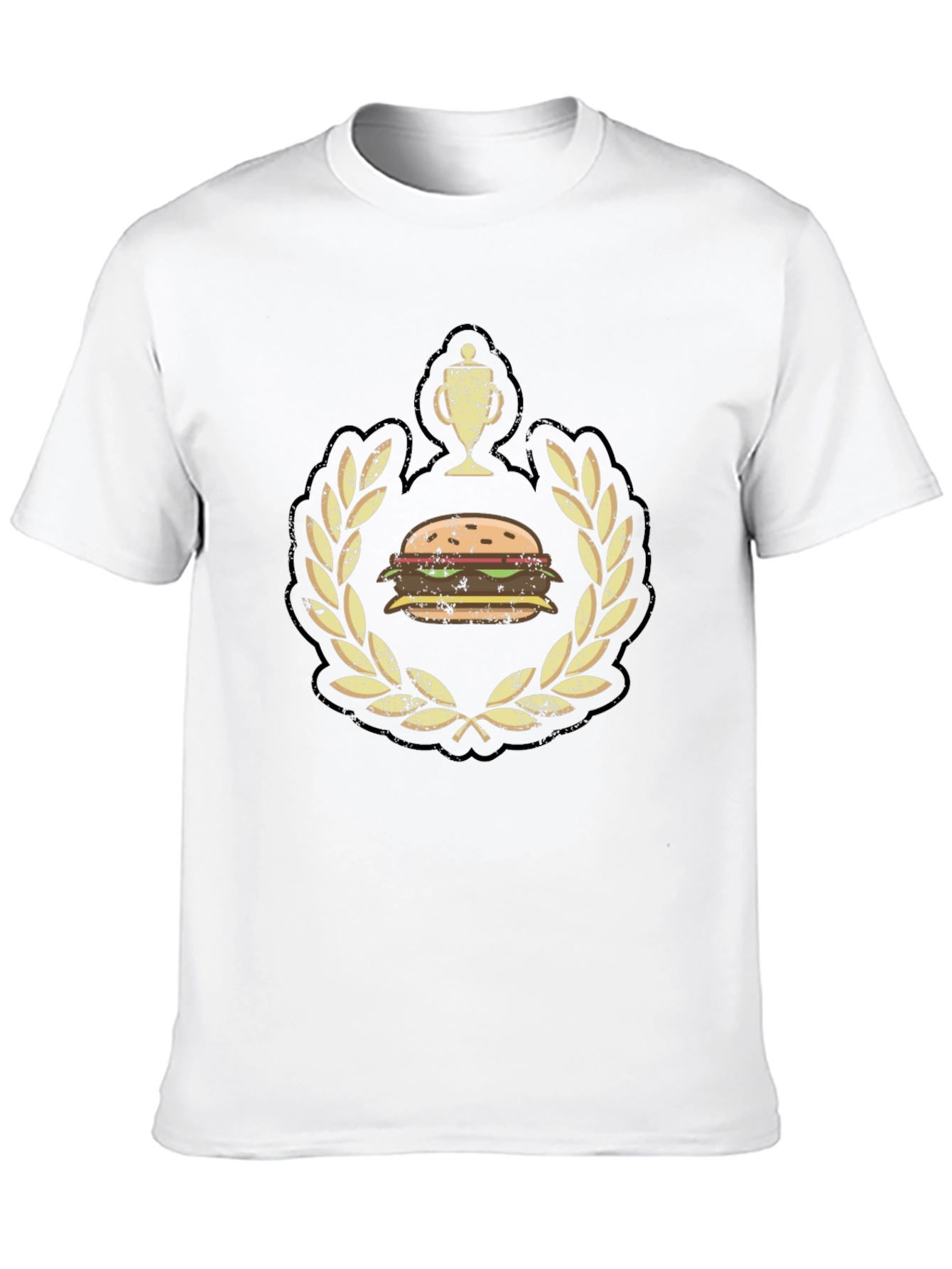 Burger Champion Black Graphic Tee