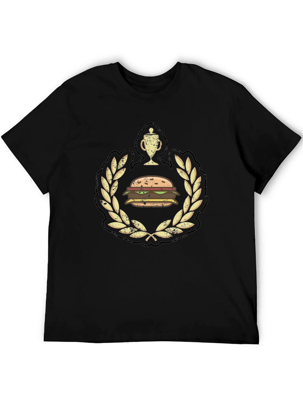 Burger Champion Black Graphic Tee