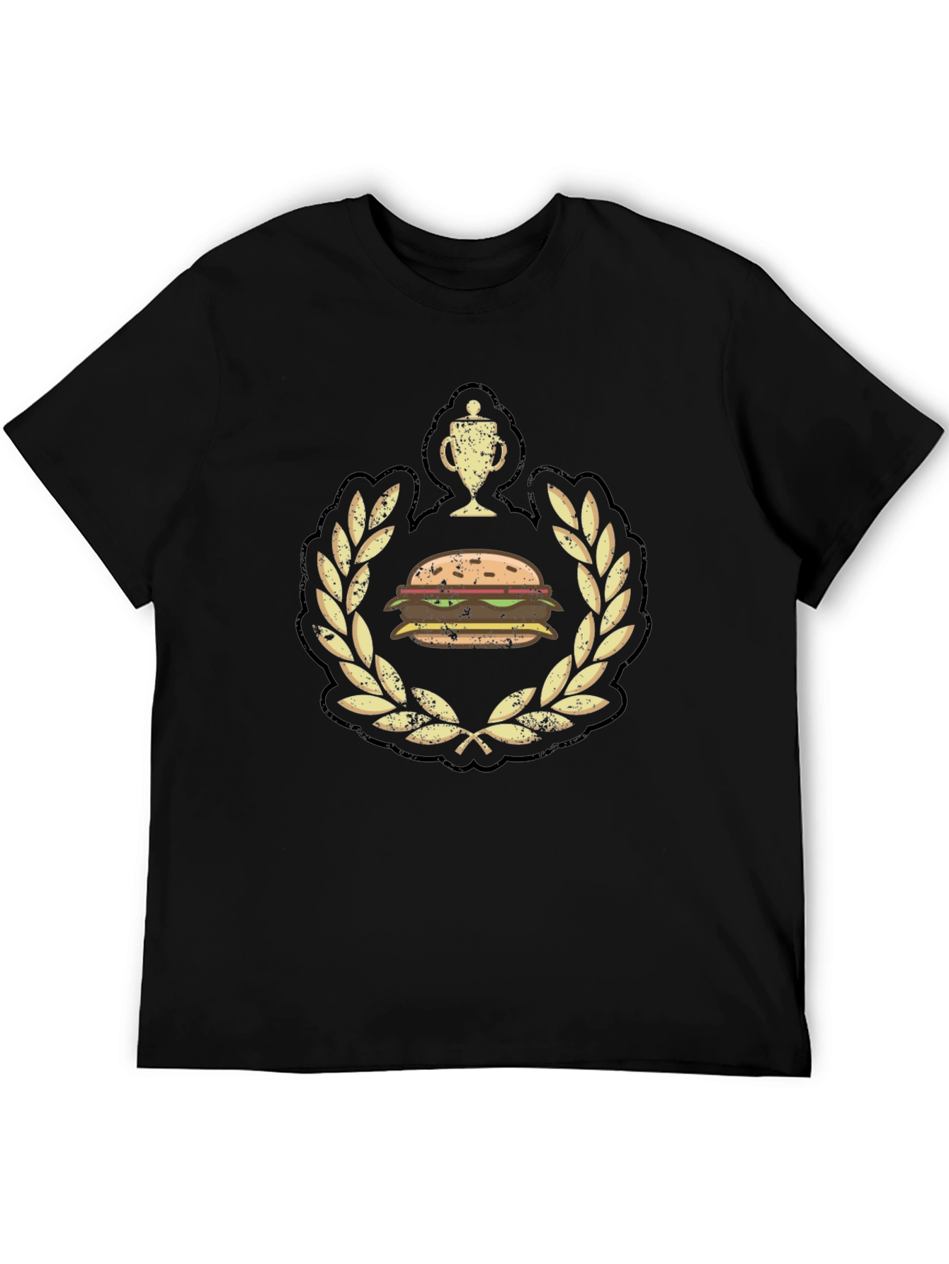 Burger Champion Black Graphic Tee