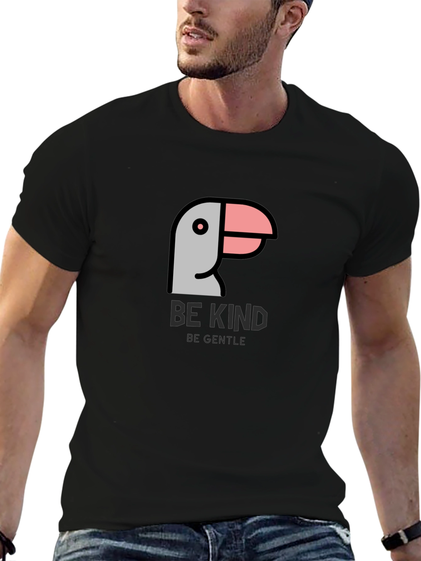 Be Kind T-Shirt - Gentle Bird Graphic Tee