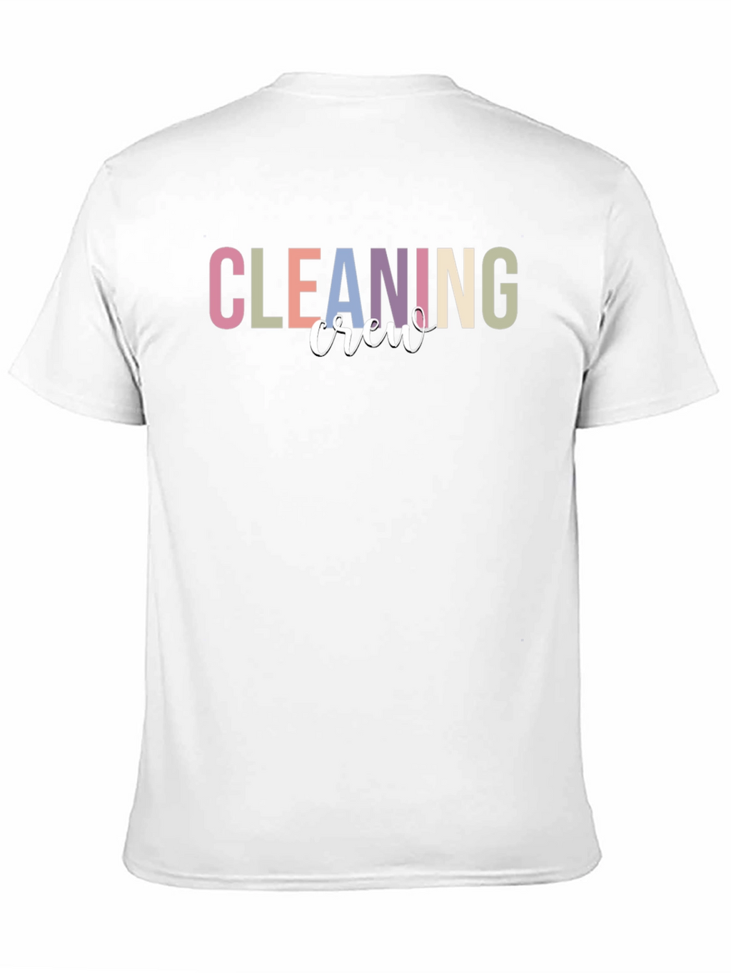 Cleaning Crew T-Shirt - Black Crewneck