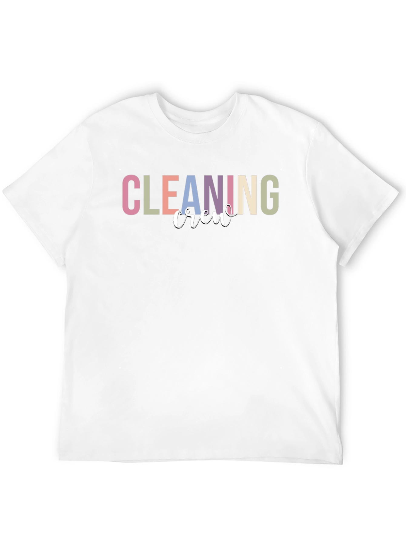 Cleaning Crew T-Shirt - Black Crewneck
