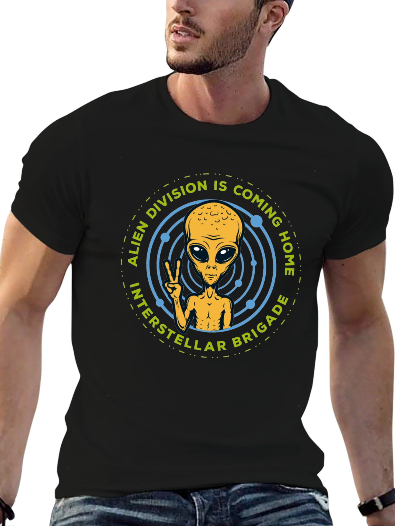 Alien Division Interstellar Brigade T-Shirt