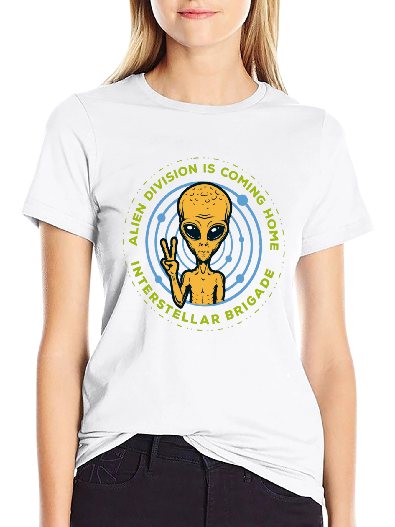 Alien Division Interstellar Brigade T-Shirt