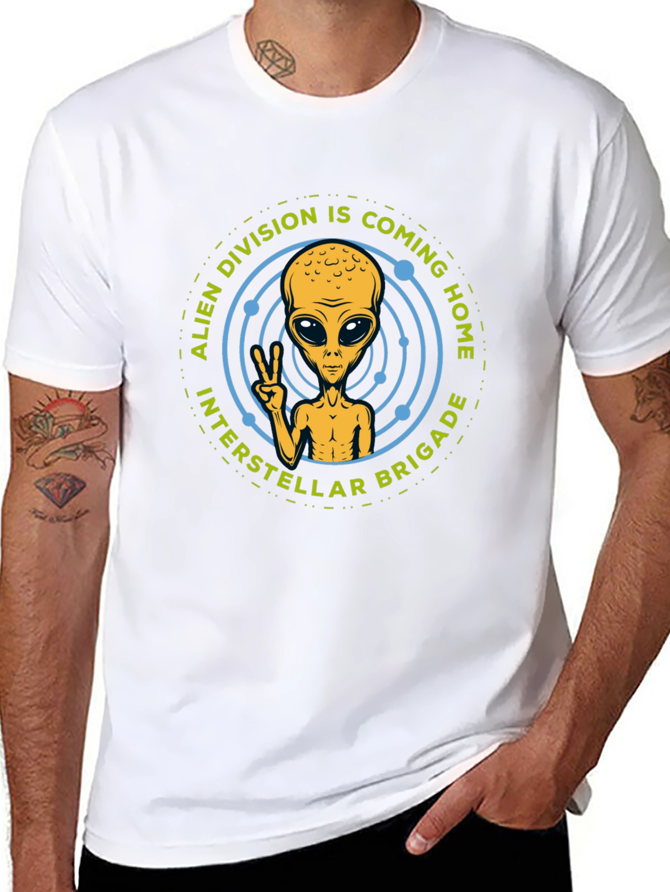 Alien Division Interstellar Brigade T-Shirt