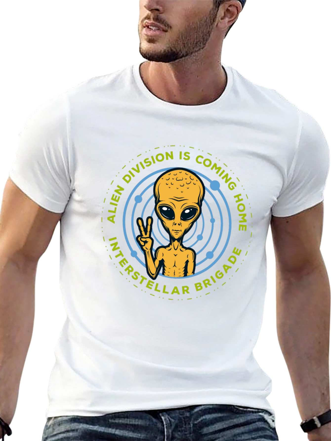 Alien Division Interstellar Brigade T-Shirt