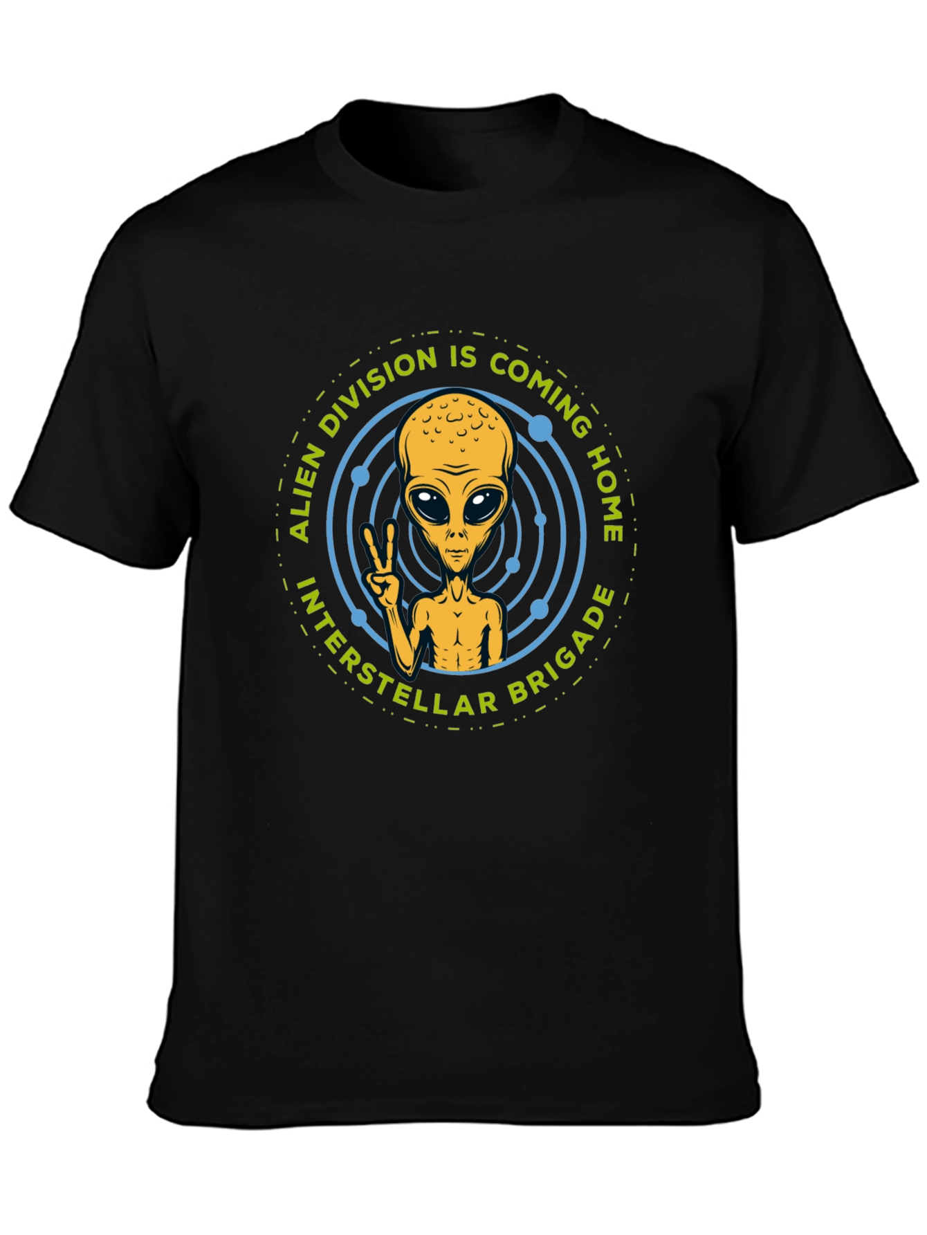 Alien Division Interstellar Brigade T-Shirt