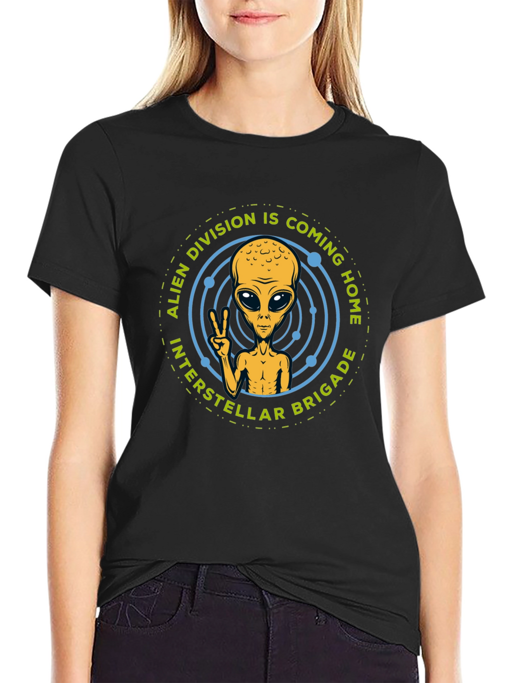 Alien Division Interstellar Brigade T-Shirt