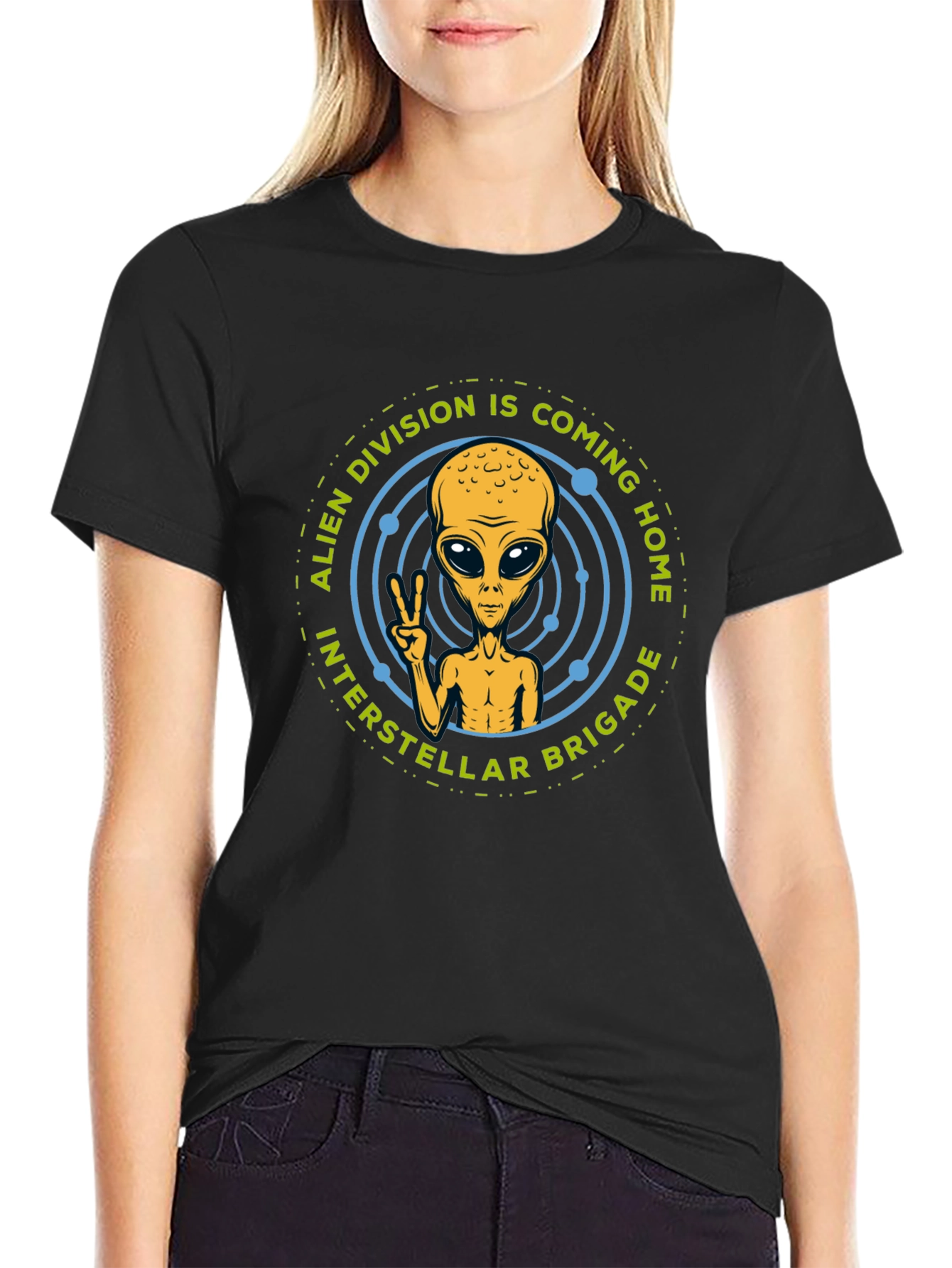 Alien Division Interstellar Brigade T-Shirt