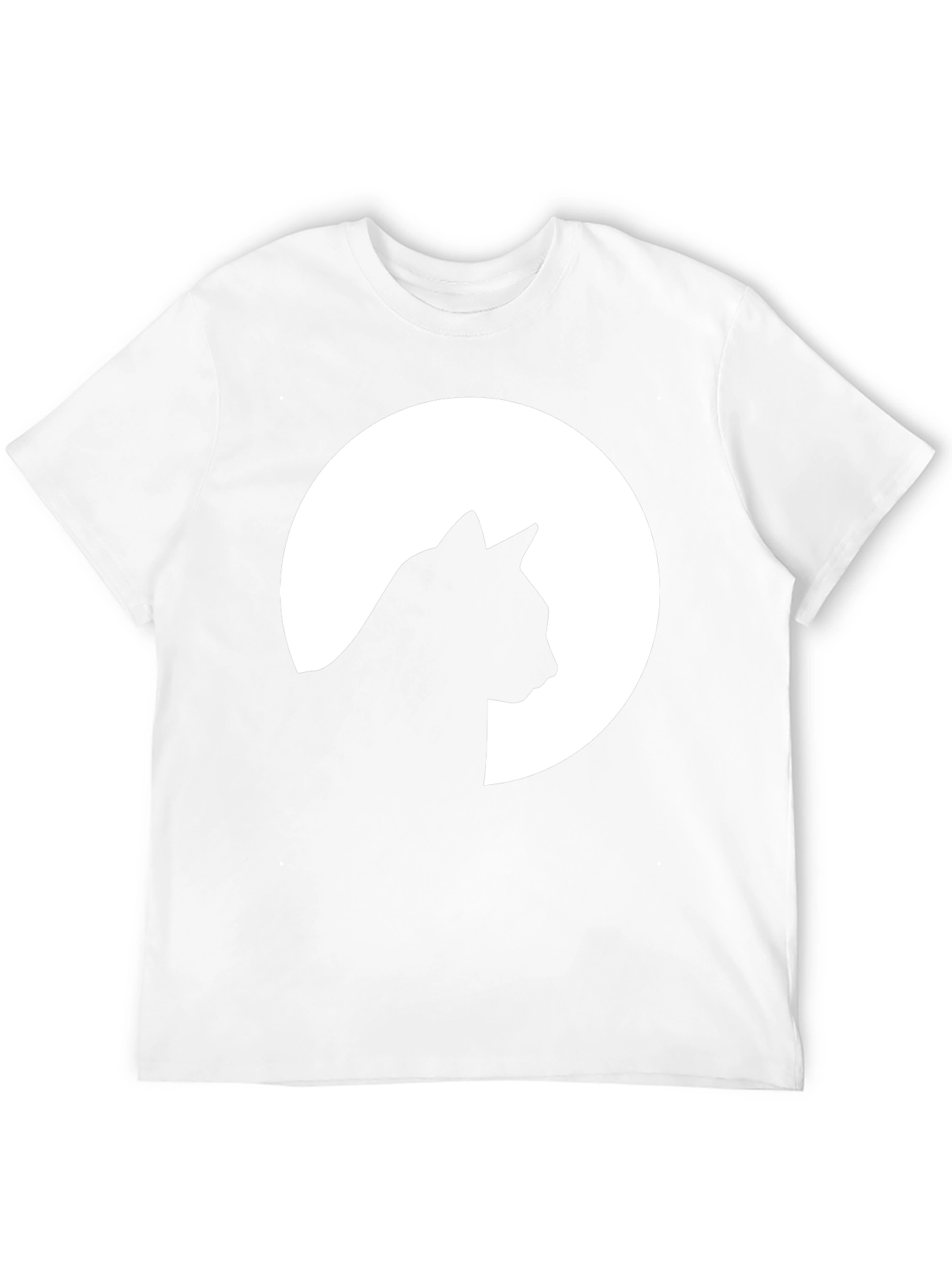 Cat Silhouette Moon Graphic T-Shirt - Unisex