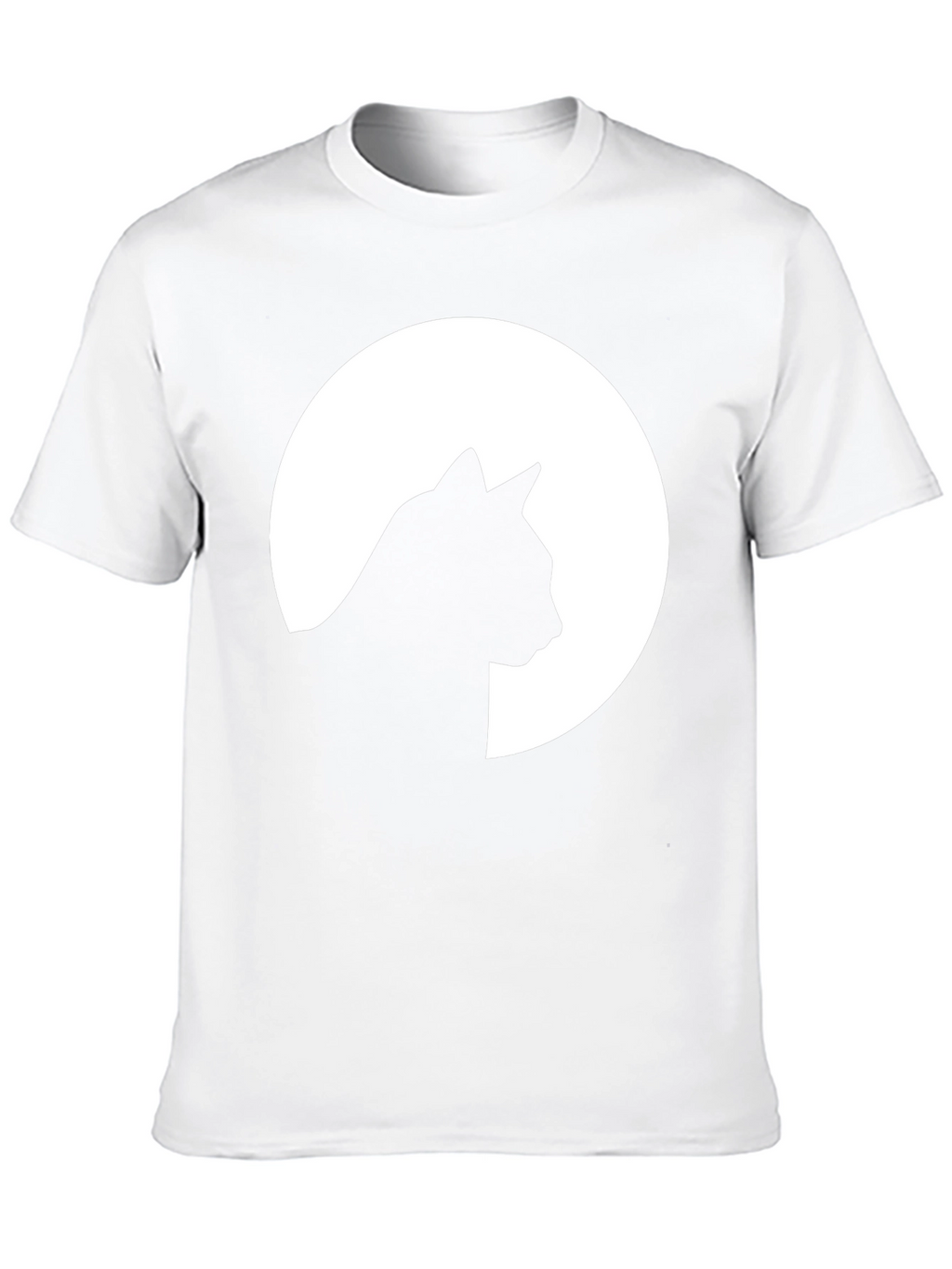 Cat Silhouette Moon Graphic T-Shirt - Unisex