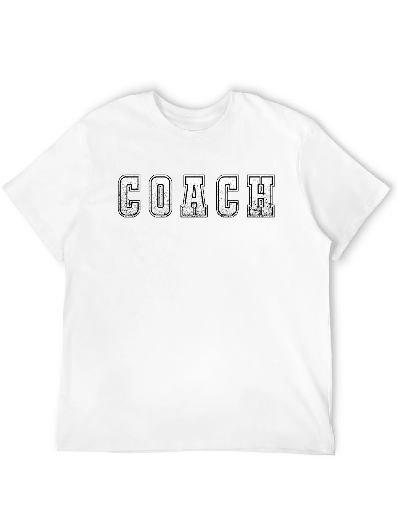 Coach Graphic Tee - Vintage Style Black T-Shirt