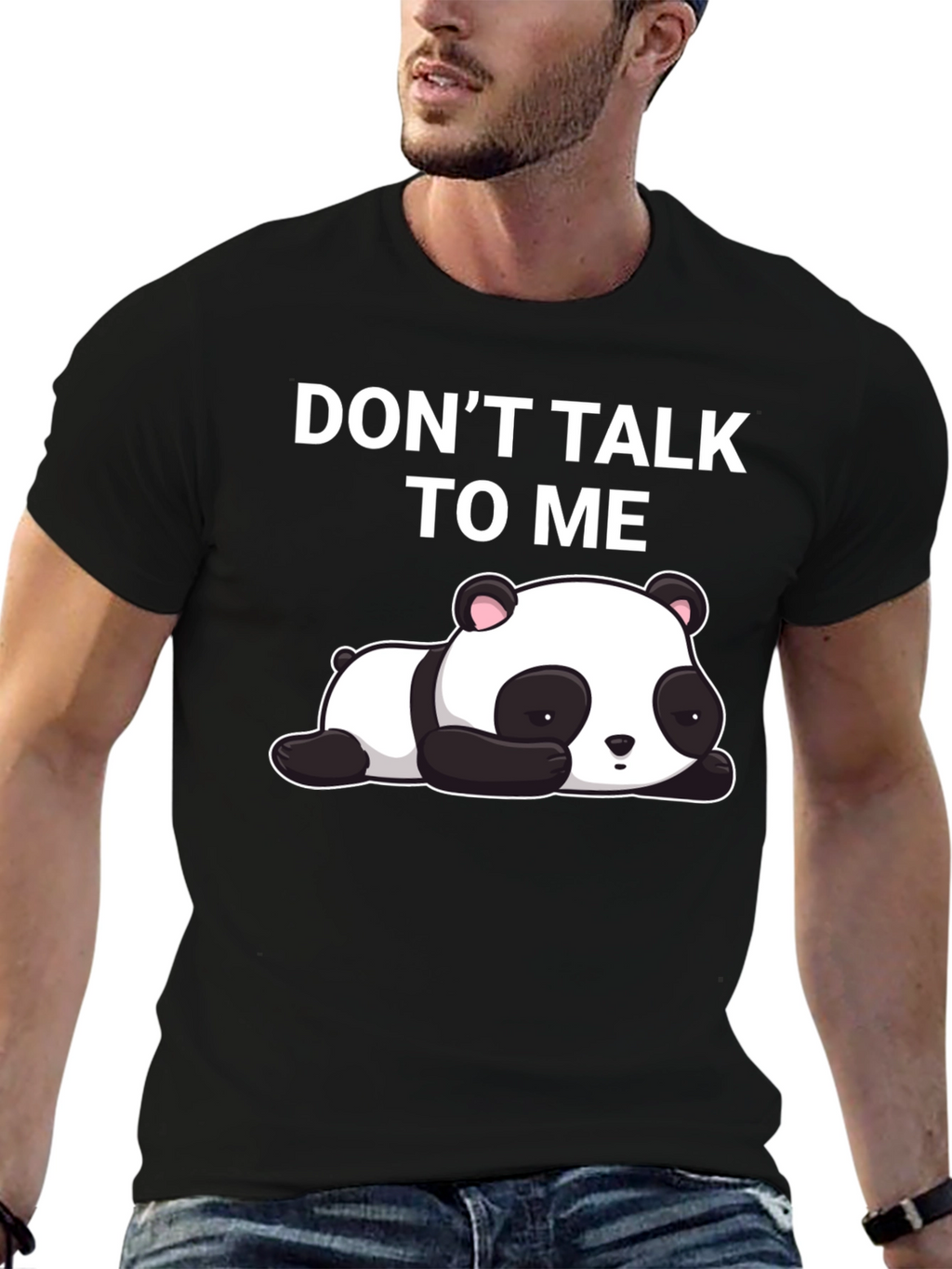 Dont Talk To Me Panda T-Shirt