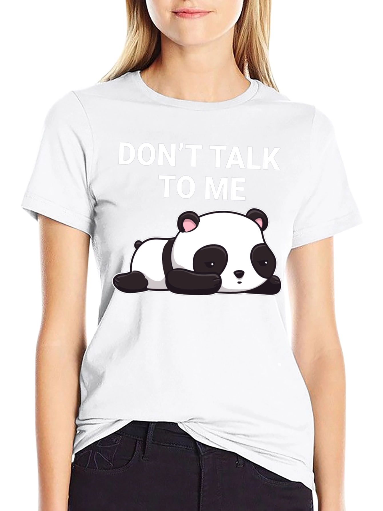 Dont Talk To Me Panda T-Shirt