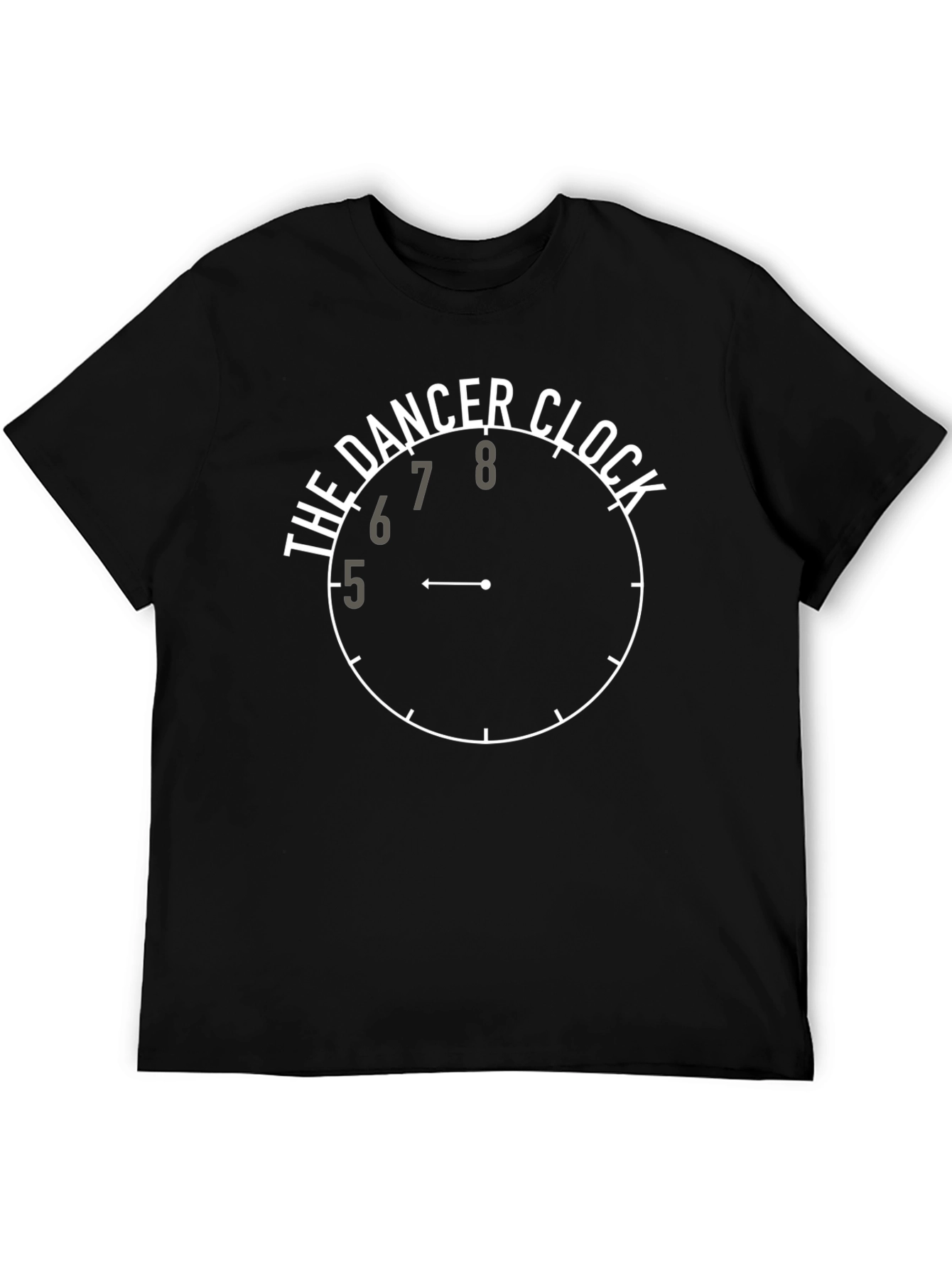 The Dancer Clock Graphic Tee - Black
