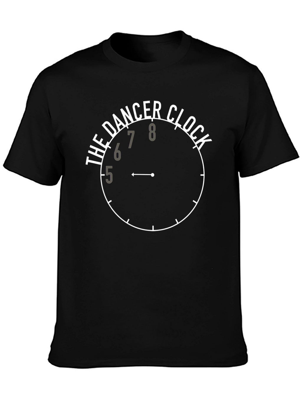 The Dancer Clock Graphic Tee - Black