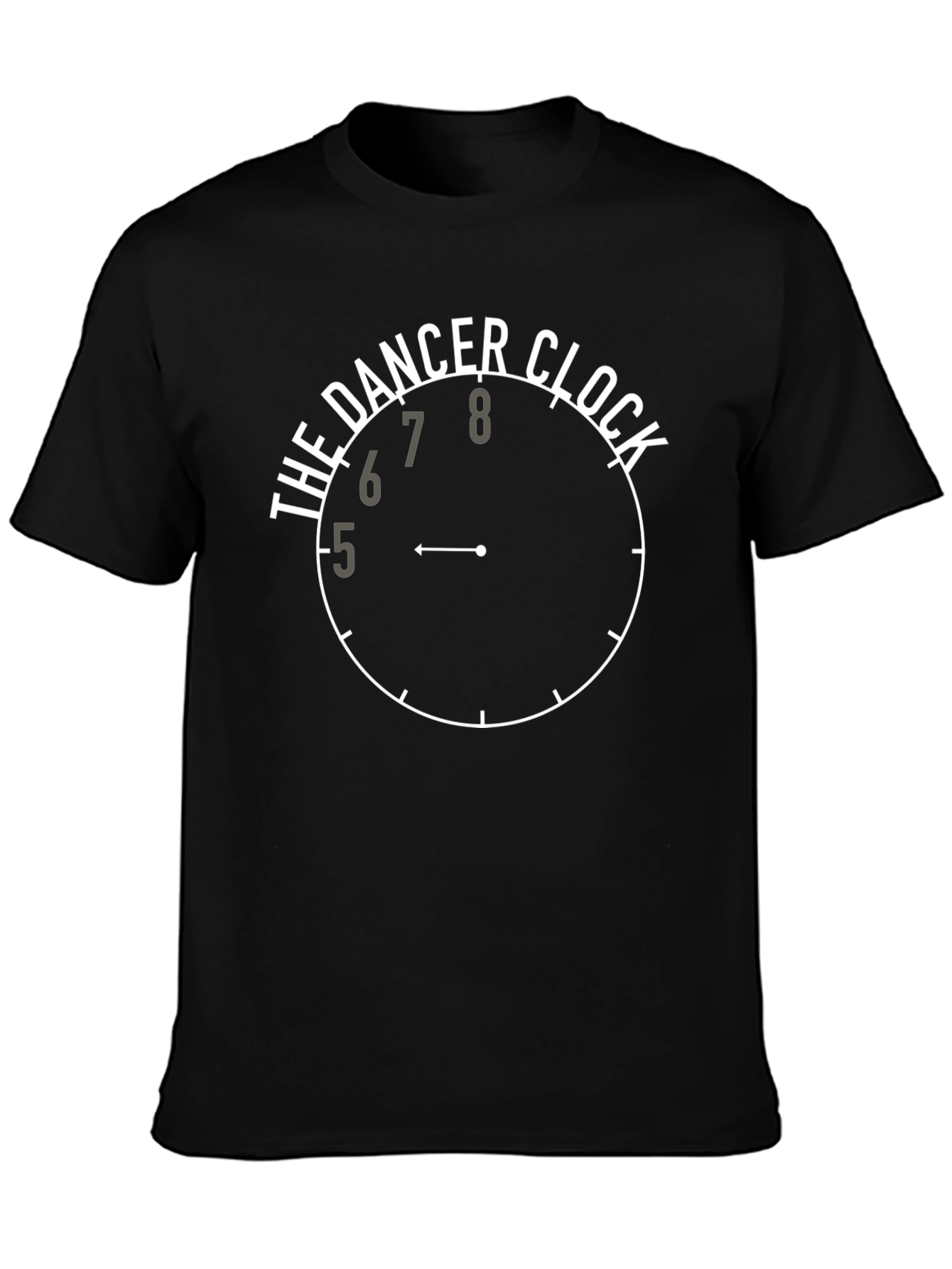 The Dancer Clock Graphic Tee - Black