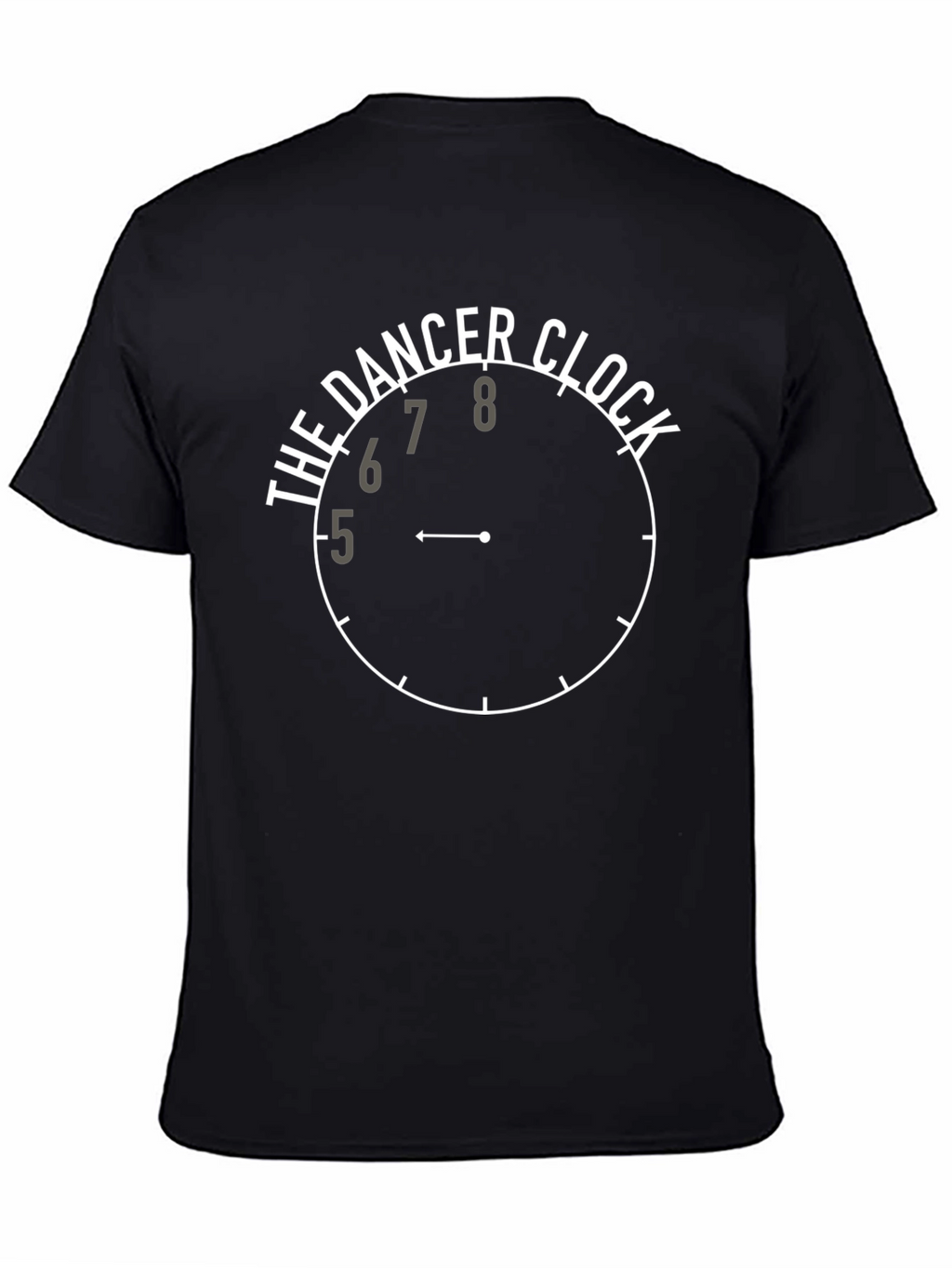 The Dancer Clock Graphic Tee - Black