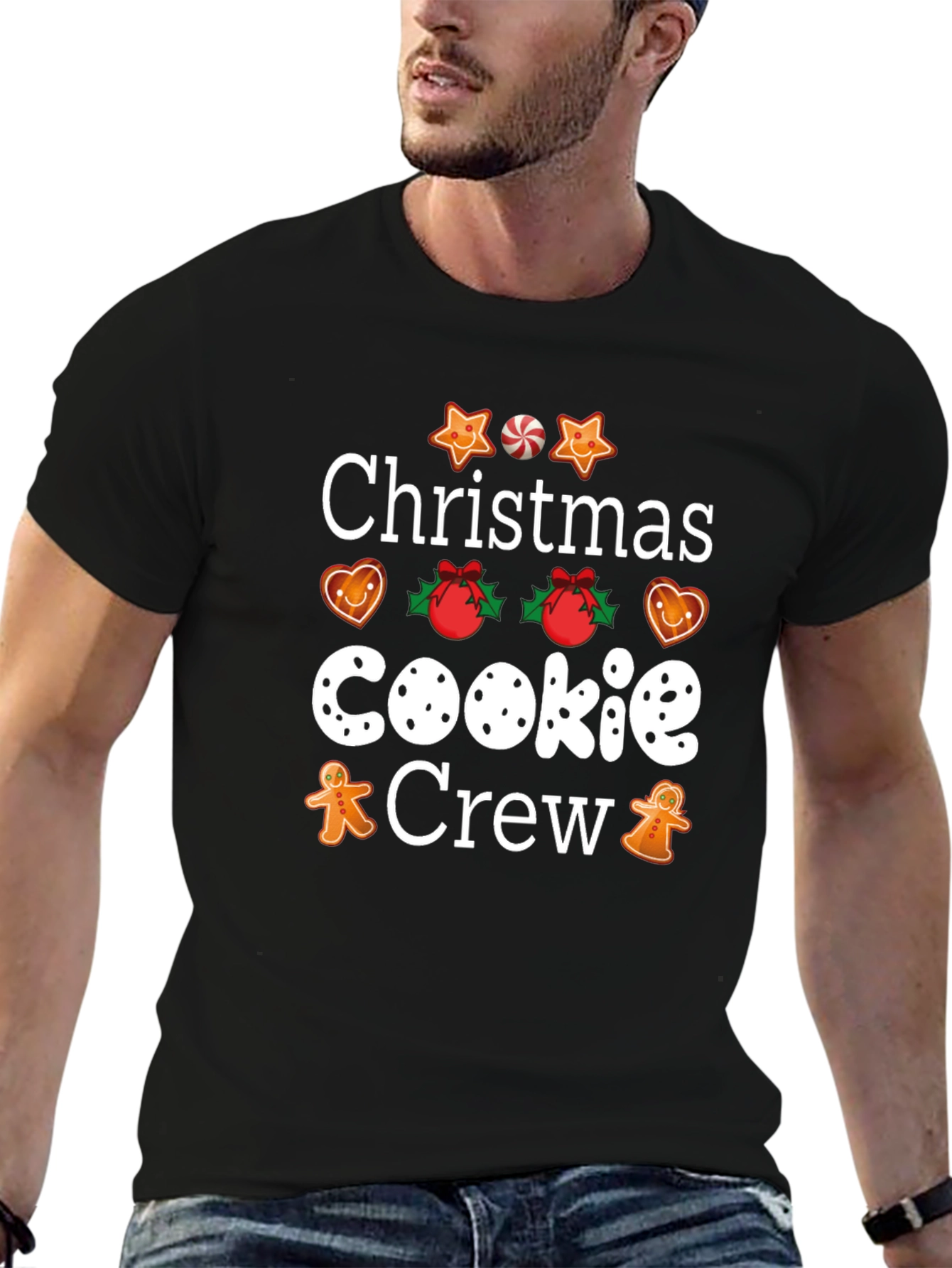 Christmas Cookie Crew T-Shirt Holiday Apparel