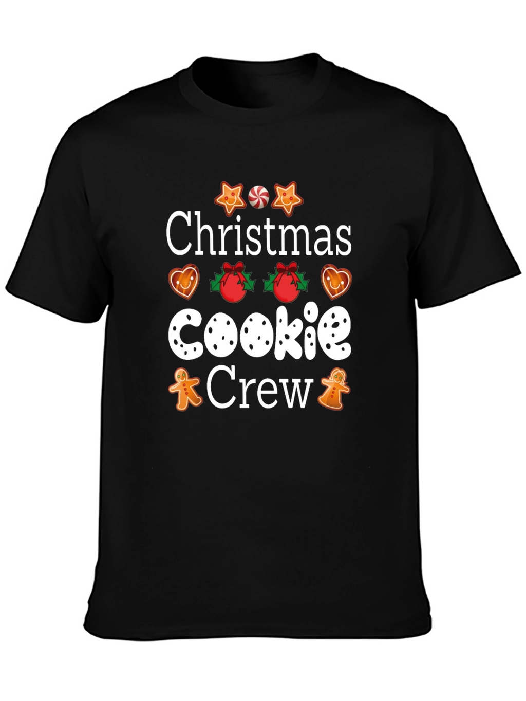 Christmas Cookie Crew T-Shirt Holiday Apparel
