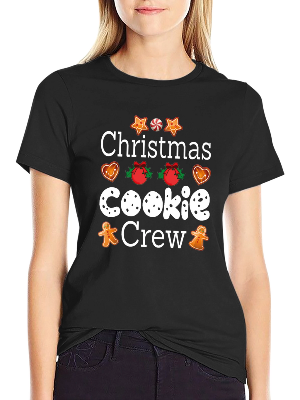 Christmas Cookie Crew T-Shirt Holiday Apparel