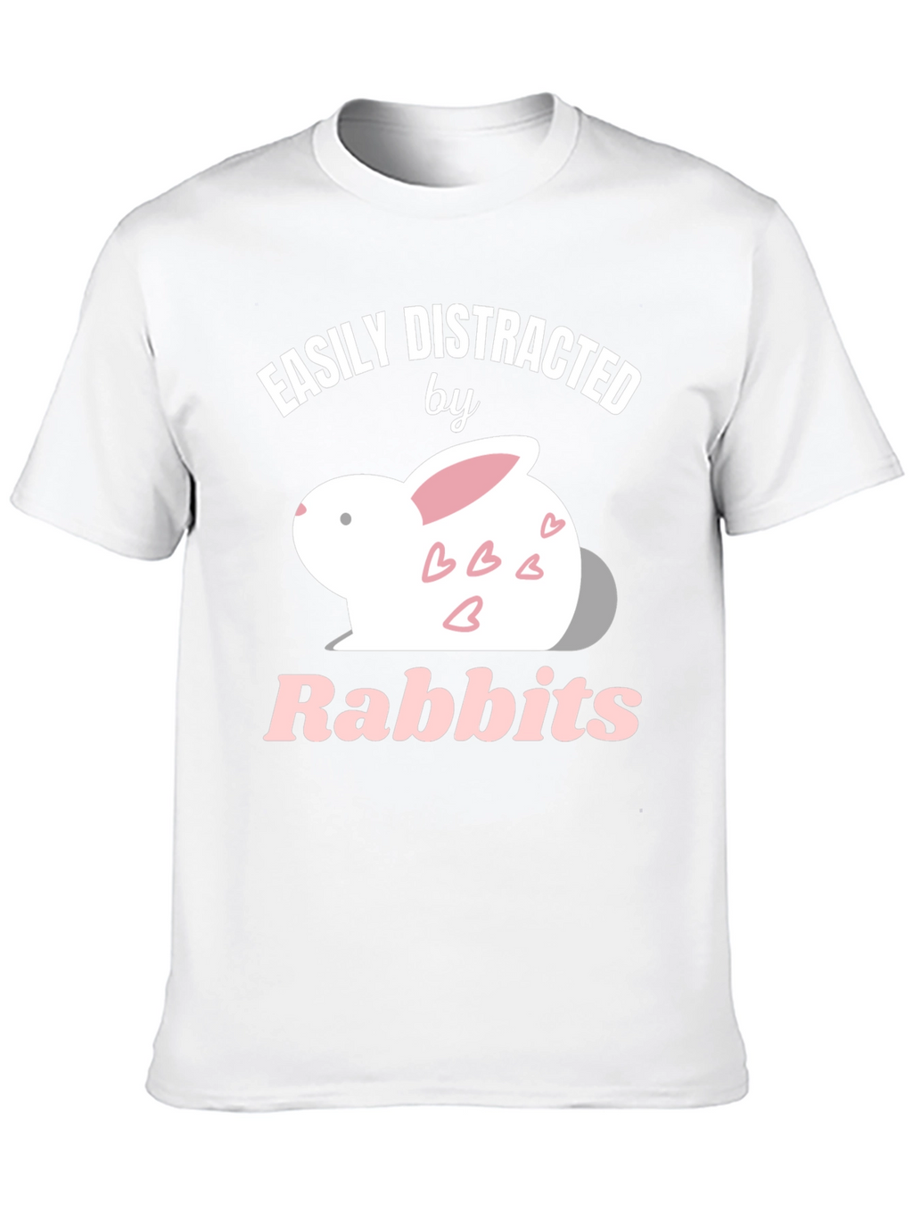 Easily Distracted by Rabbits Graphic T-Shirt