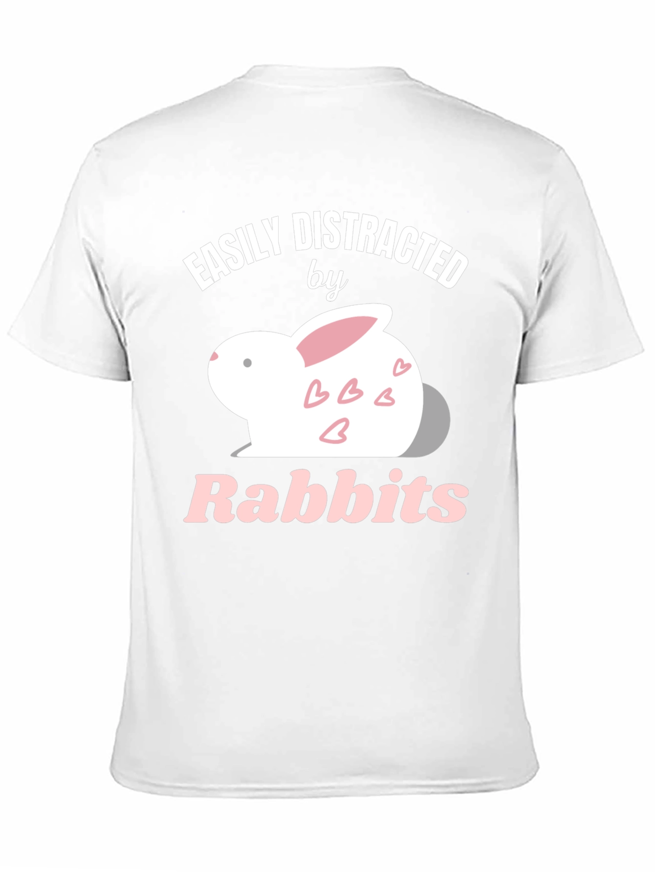 Easily Distracted by Rabbits Graphic T-Shirt