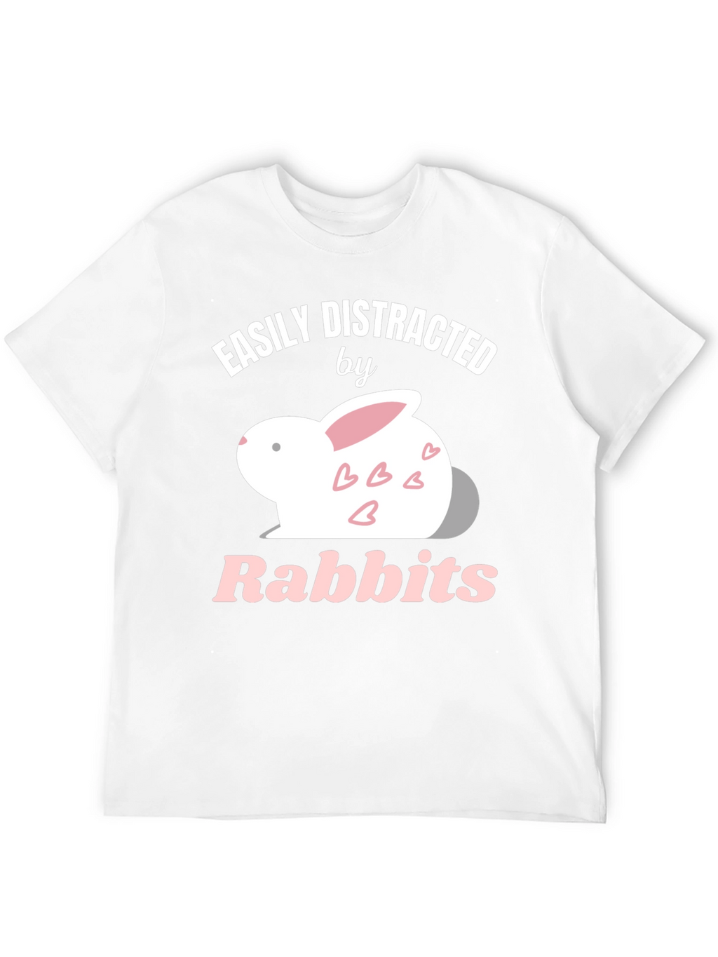 Easily Distracted by Rabbits Graphic T-Shirt