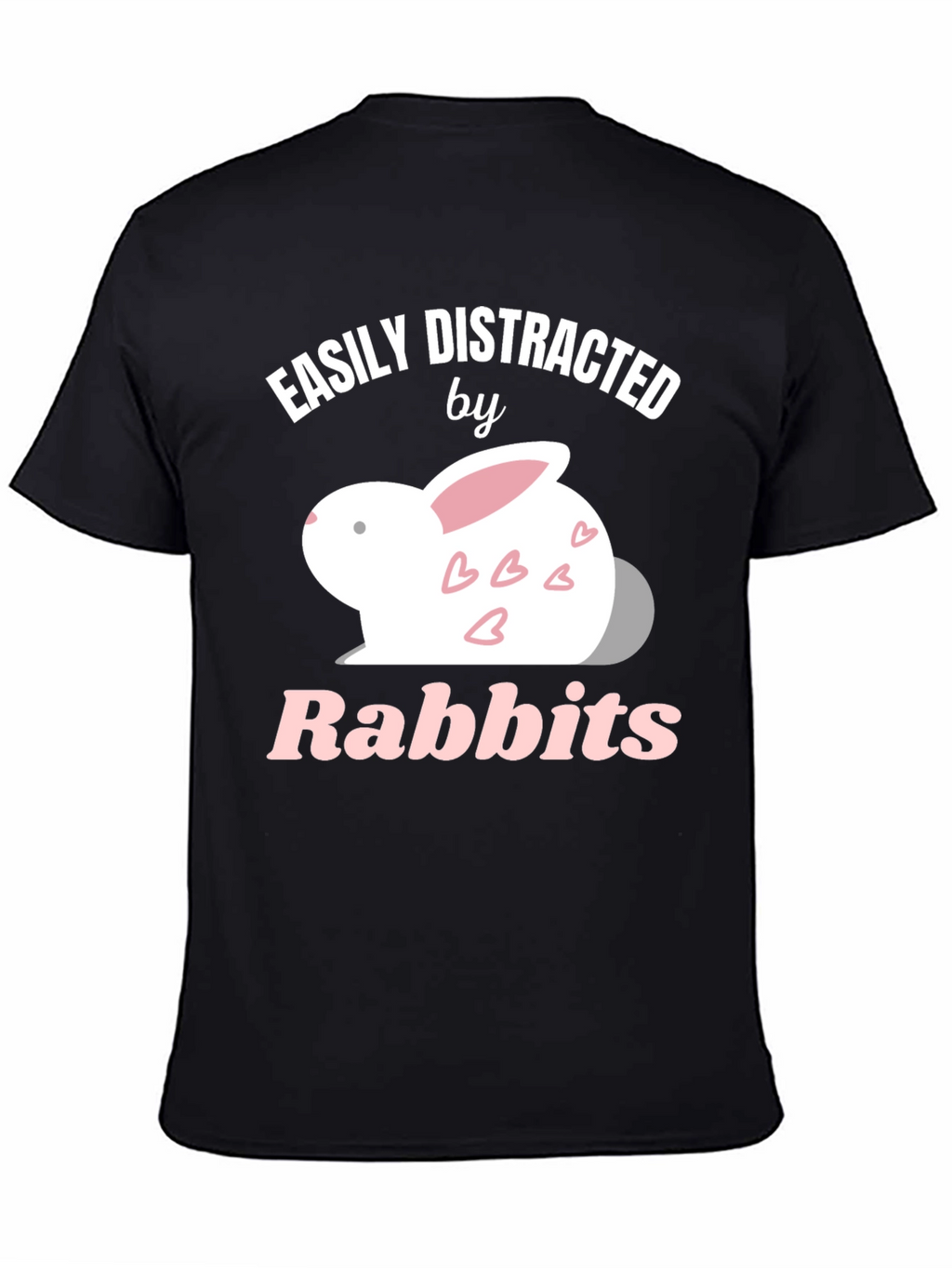 Easily Distracted by Rabbits Graphic T-Shirt