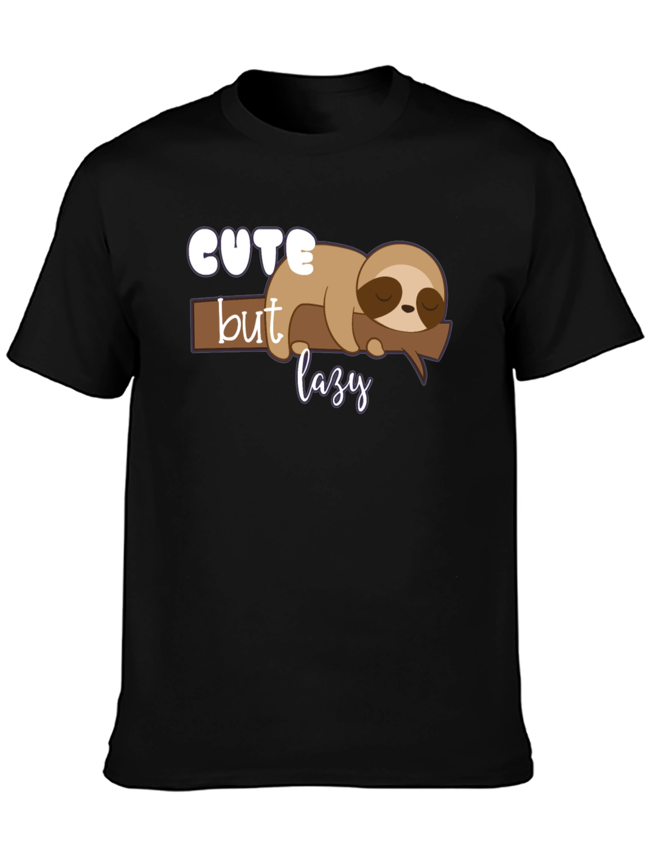 Cute But Lazy Sloth Graphic Tee