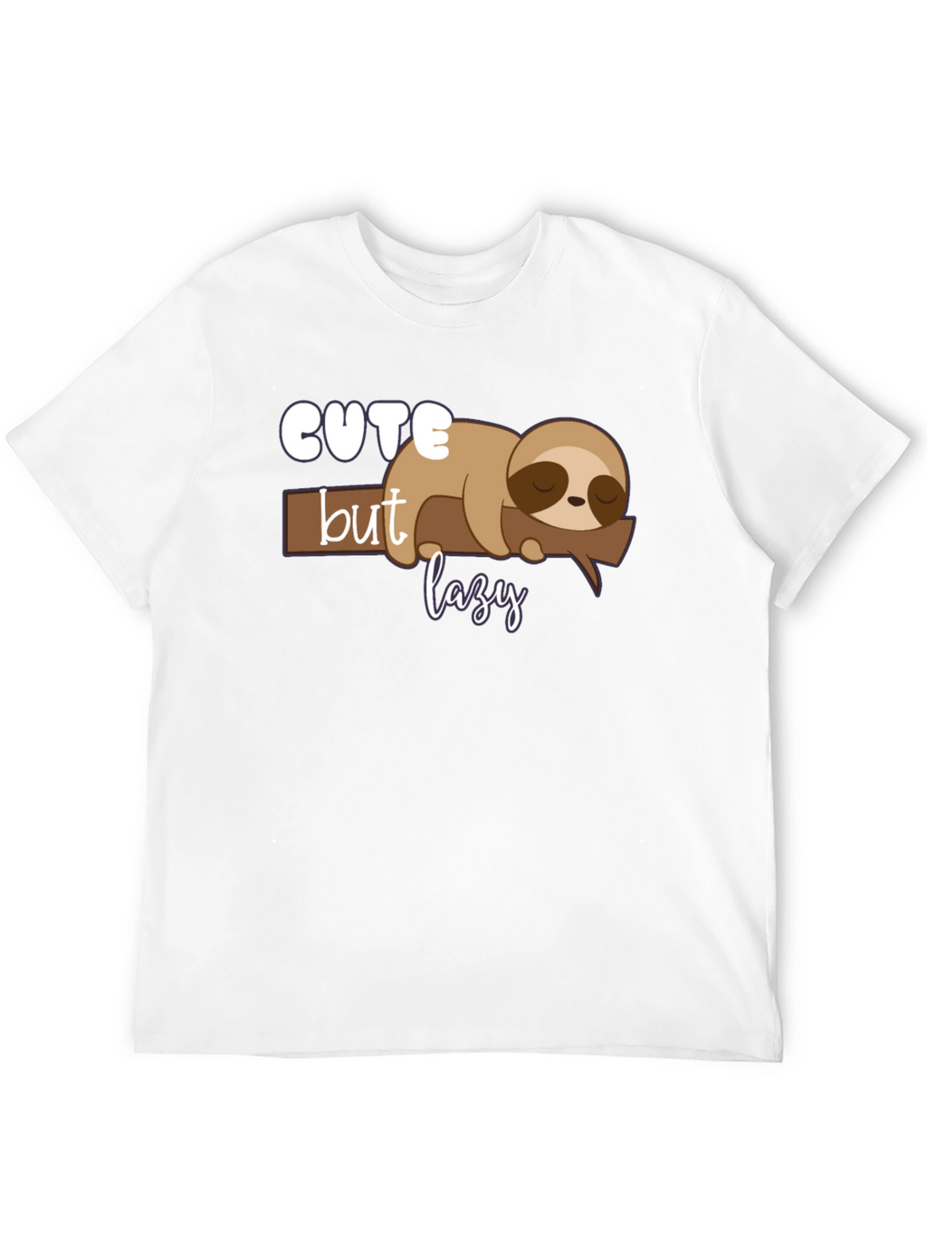 Cute But Lazy Sloth Graphic Tee