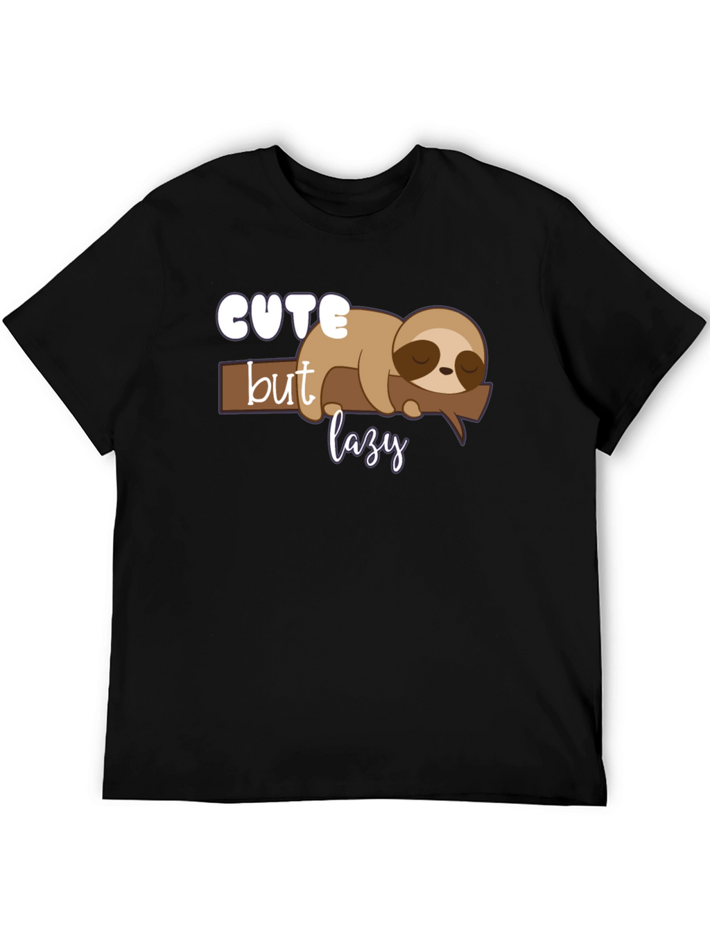 Cute But Lazy Sloth Graphic Tee