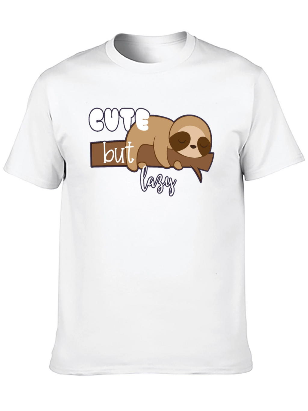 Cute But Lazy Sloth Graphic Tee