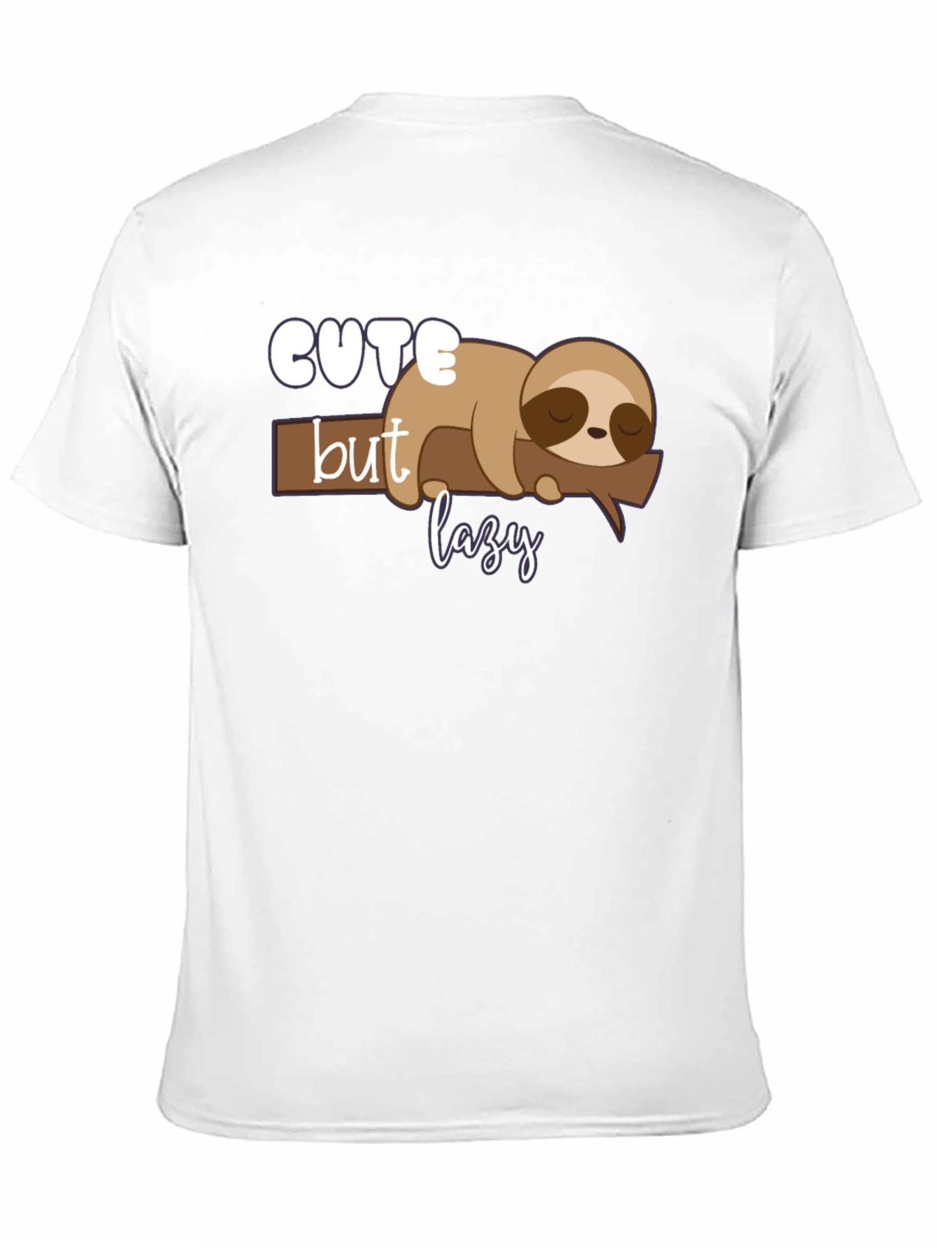 Cute But Lazy Sloth Graphic Tee