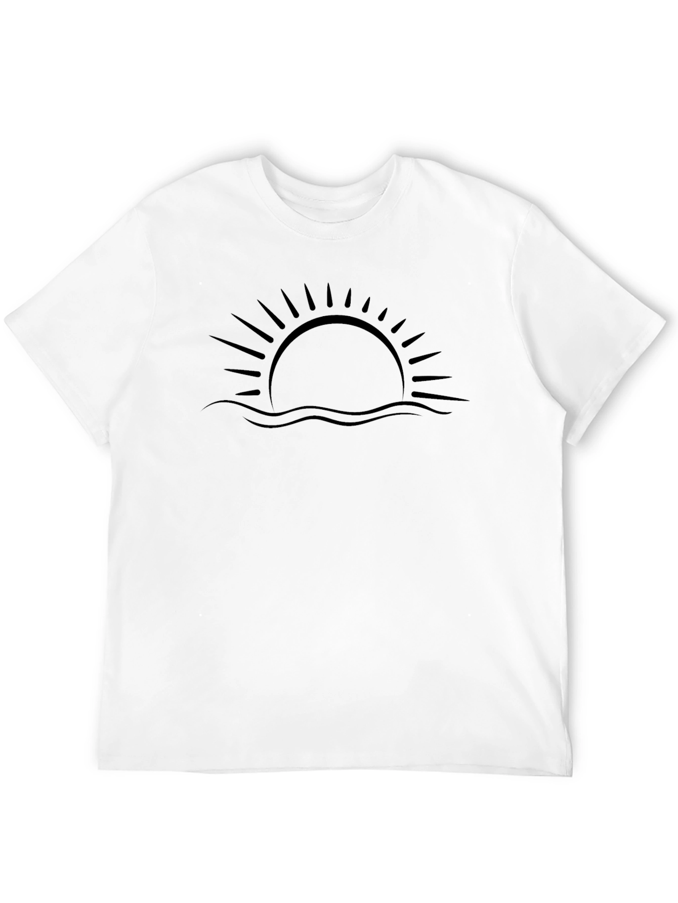 Sunrise Graphic Tee - Soft Cotton Crew Neck