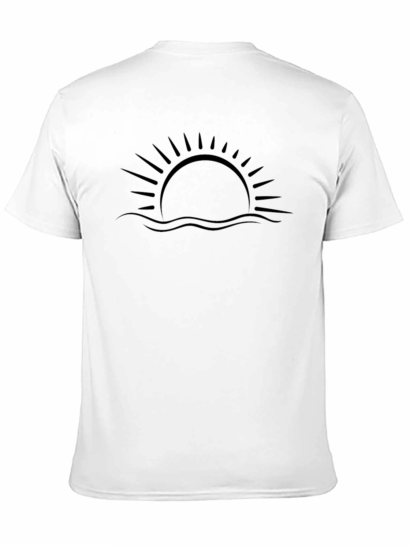Sunrise Graphic Tee - Soft Cotton Crew Neck