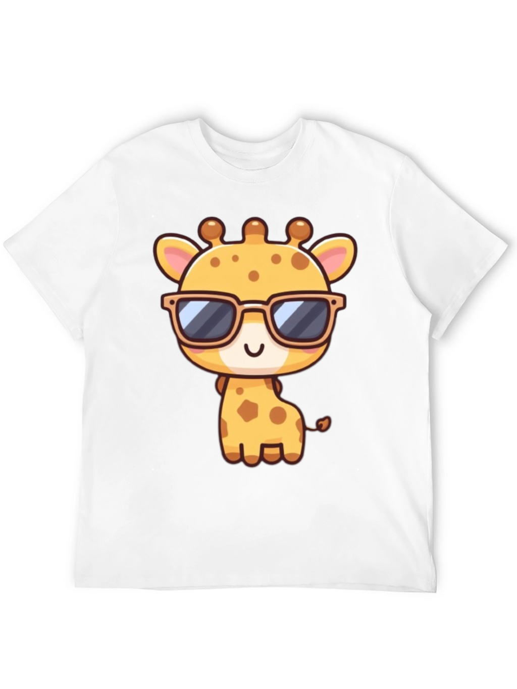 Cool Giraffe Graphic T-Shirt