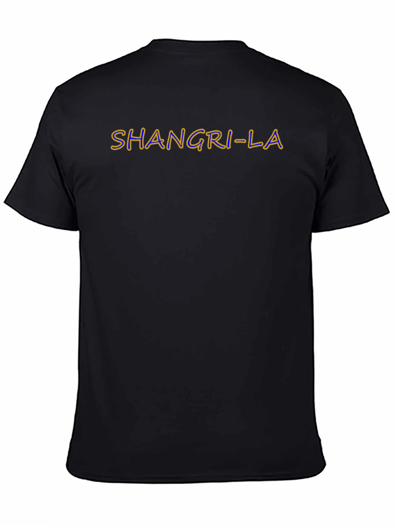 Shangri-La Black Graphic T-Shirt
