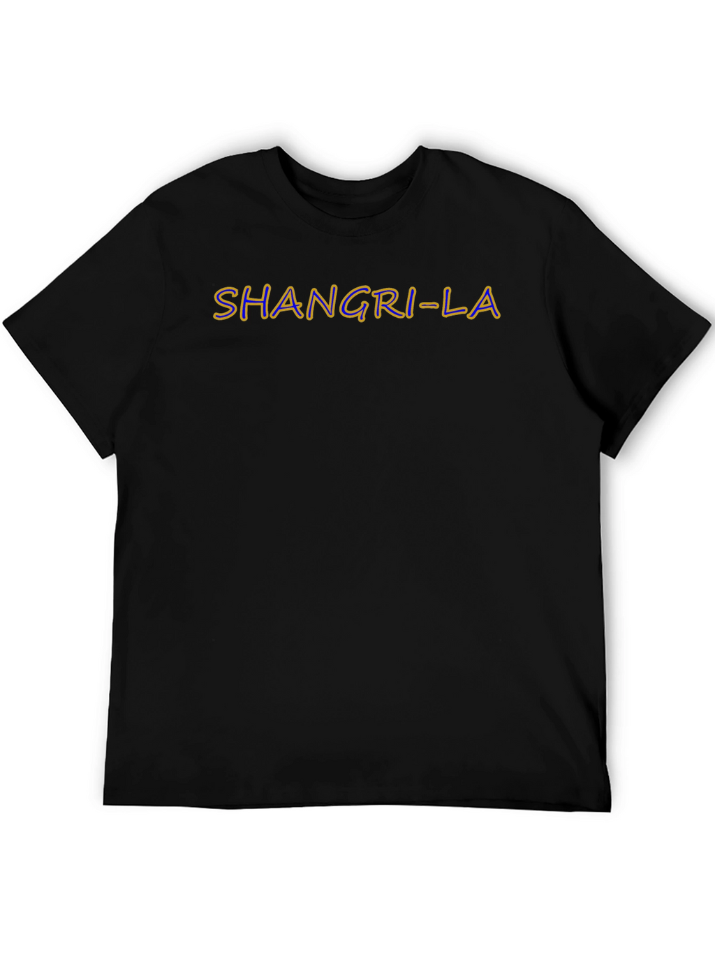 Shangri-La Black Graphic T-Shirt
